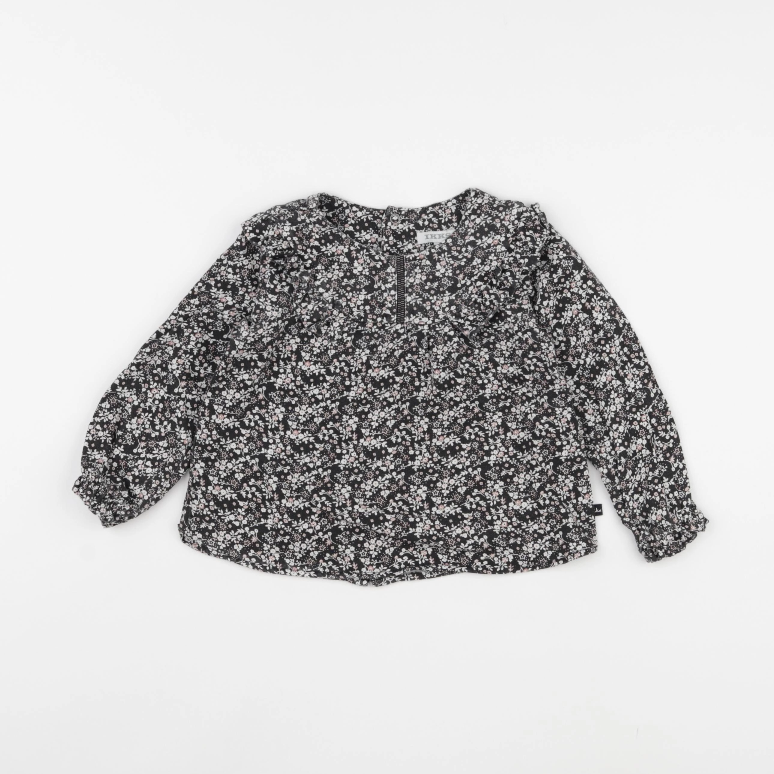 IKKS - blouse gris - 2 ans