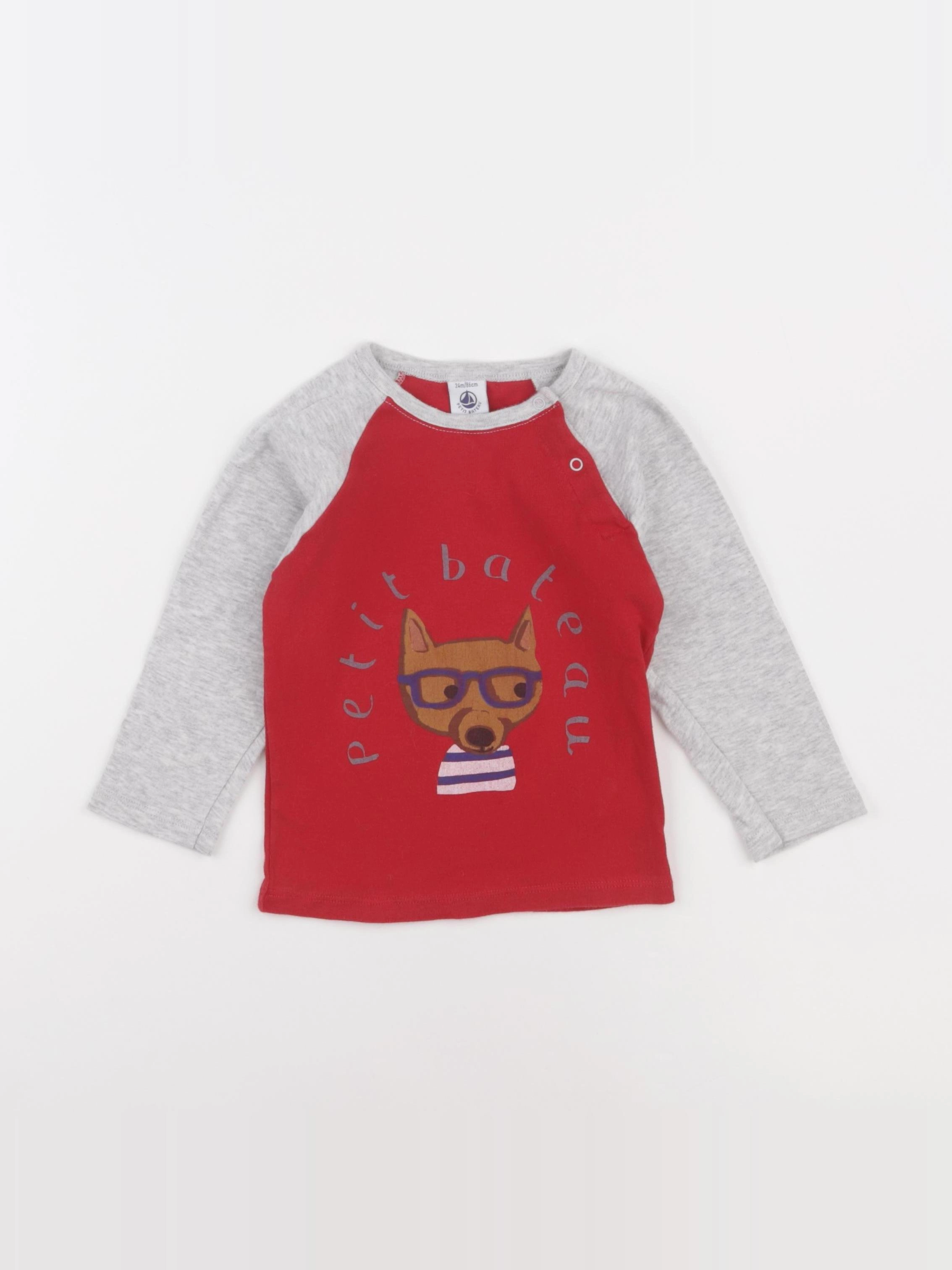 Petit Bateau - tee-shirt multicolore - 24 mois