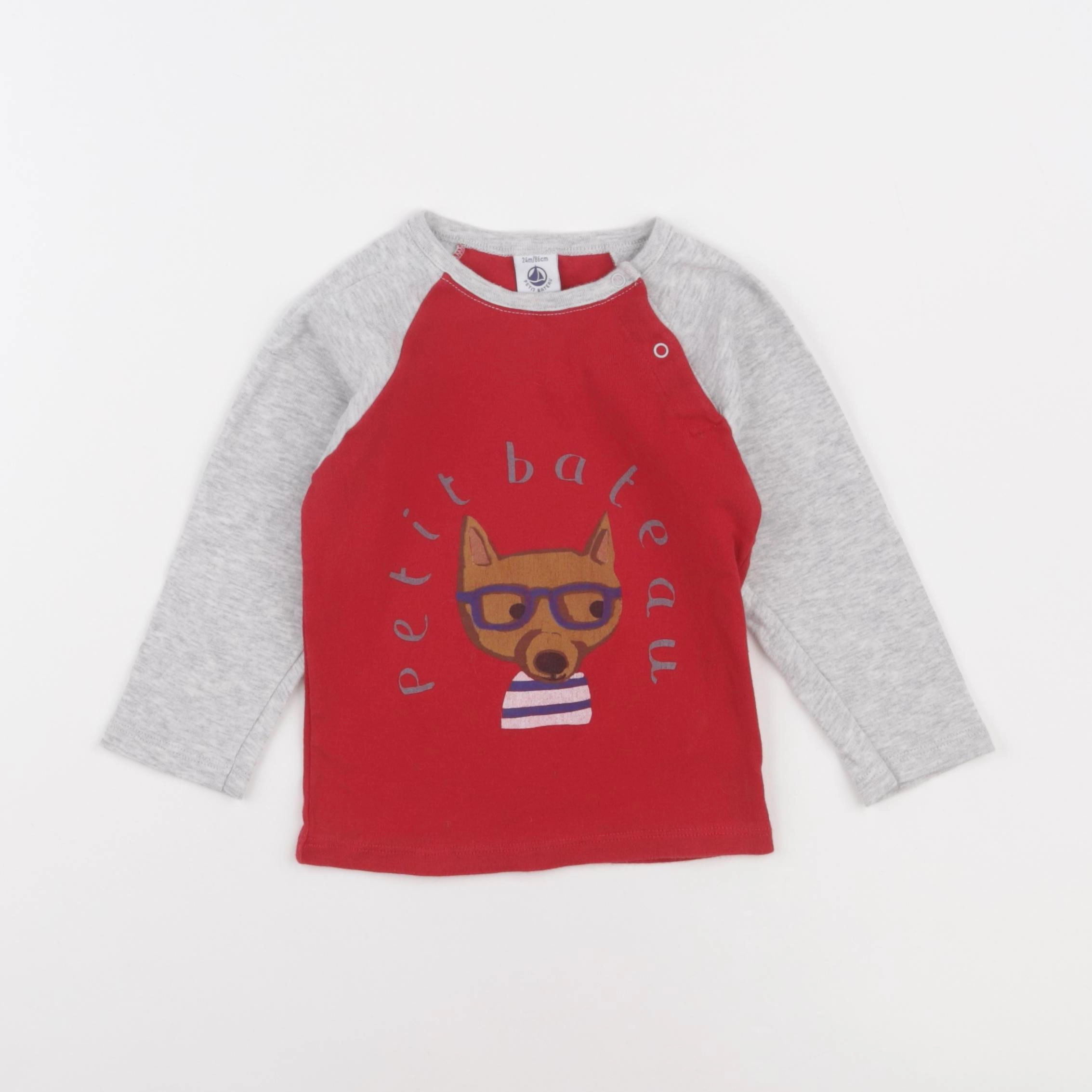 Petit Bateau - tee-shirt multicolore - 24 mois
