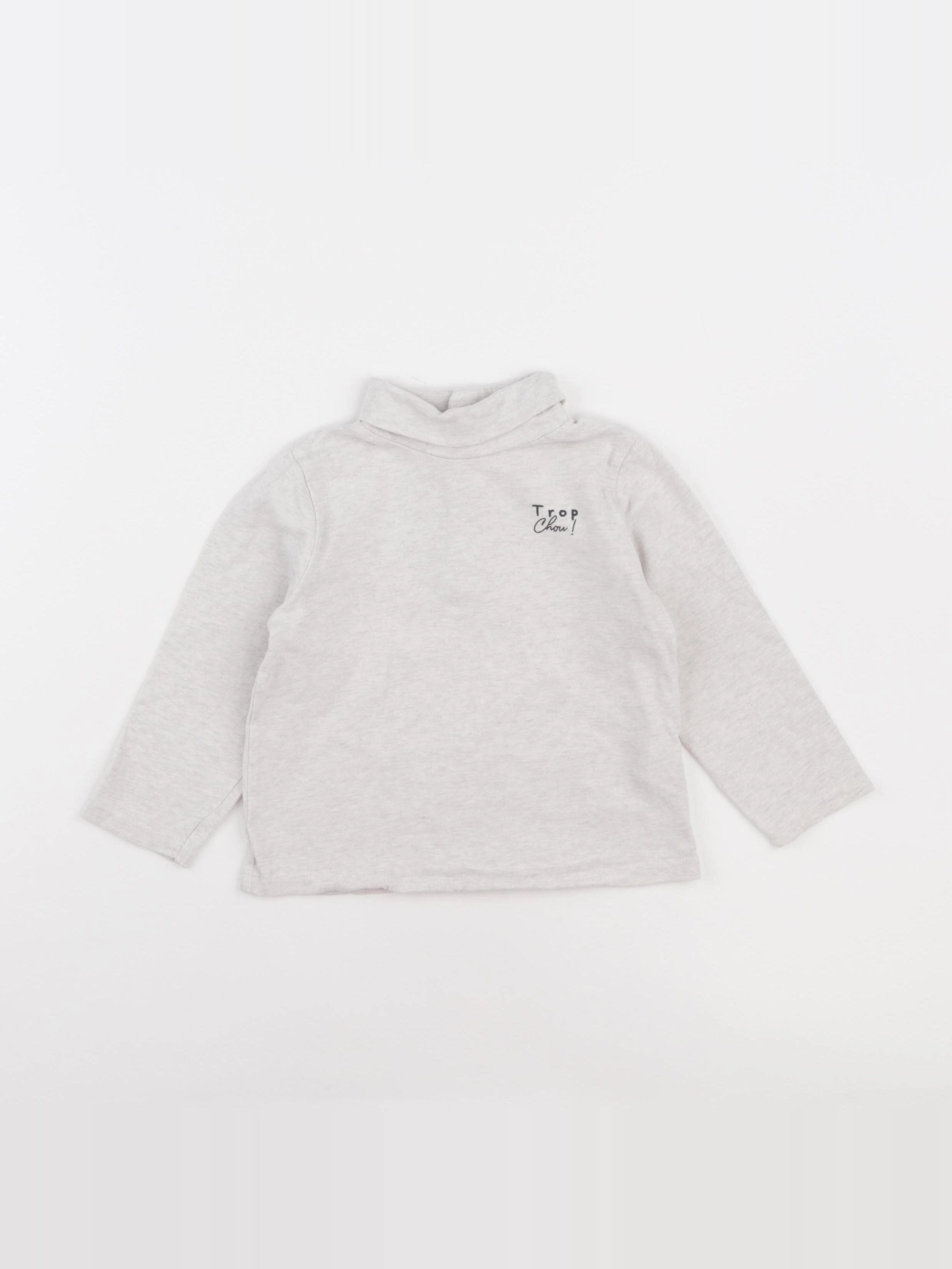 Tape à l'oeil - sous-pull beige - 24 mois