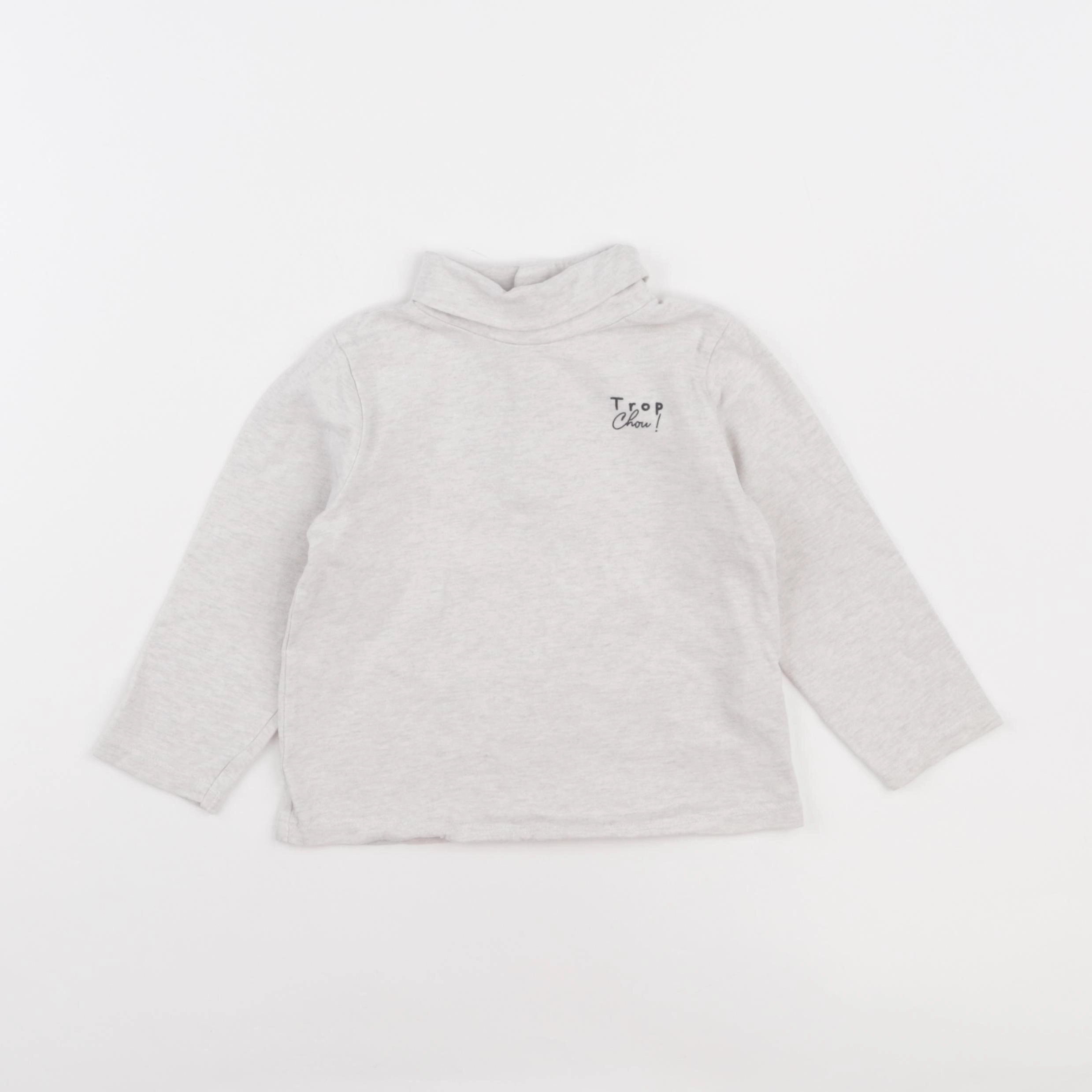 Tape à l'oeil - sous-pull beige - 24 mois