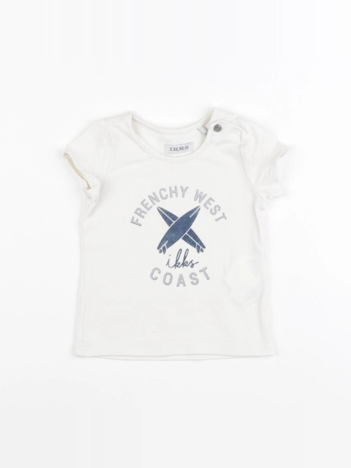 IKKS - tee-shirt beige - 3 mois