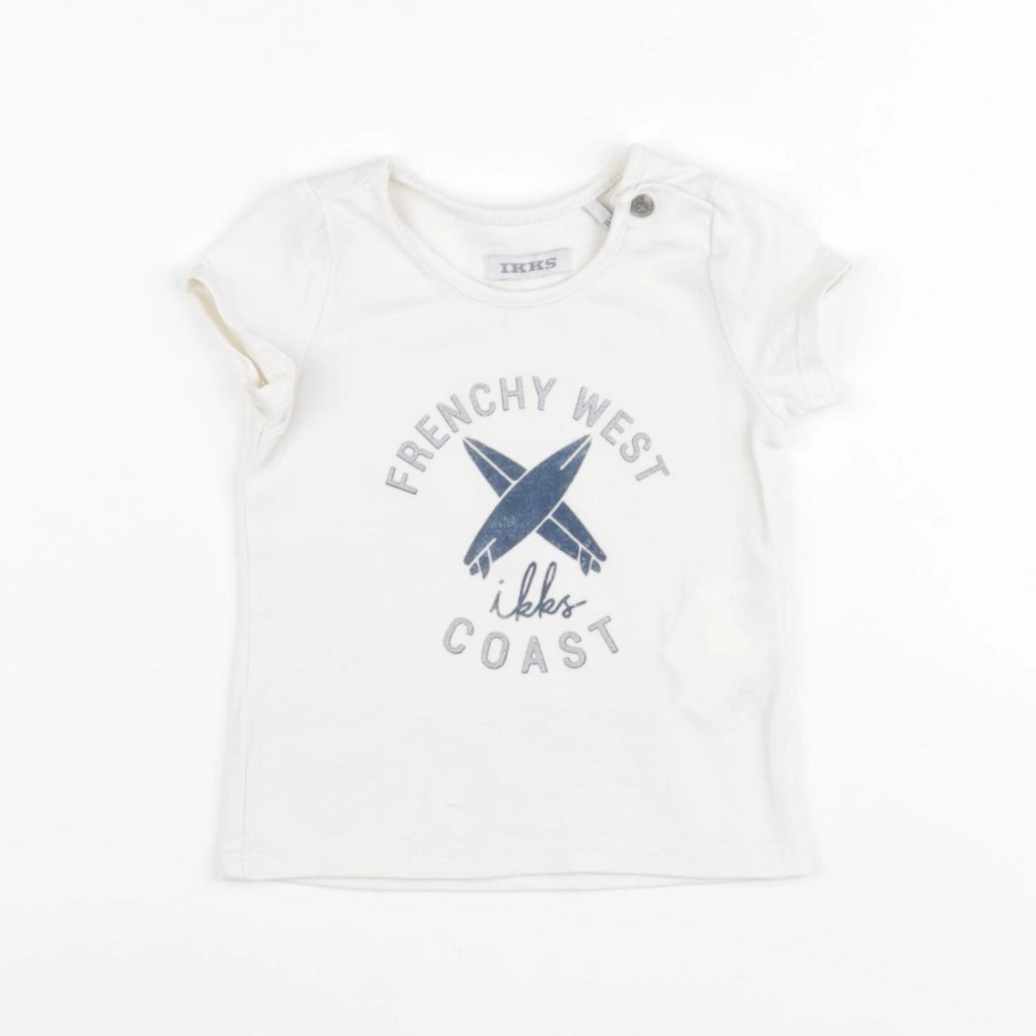 IKKS - tee-shirt beige - 3 mois