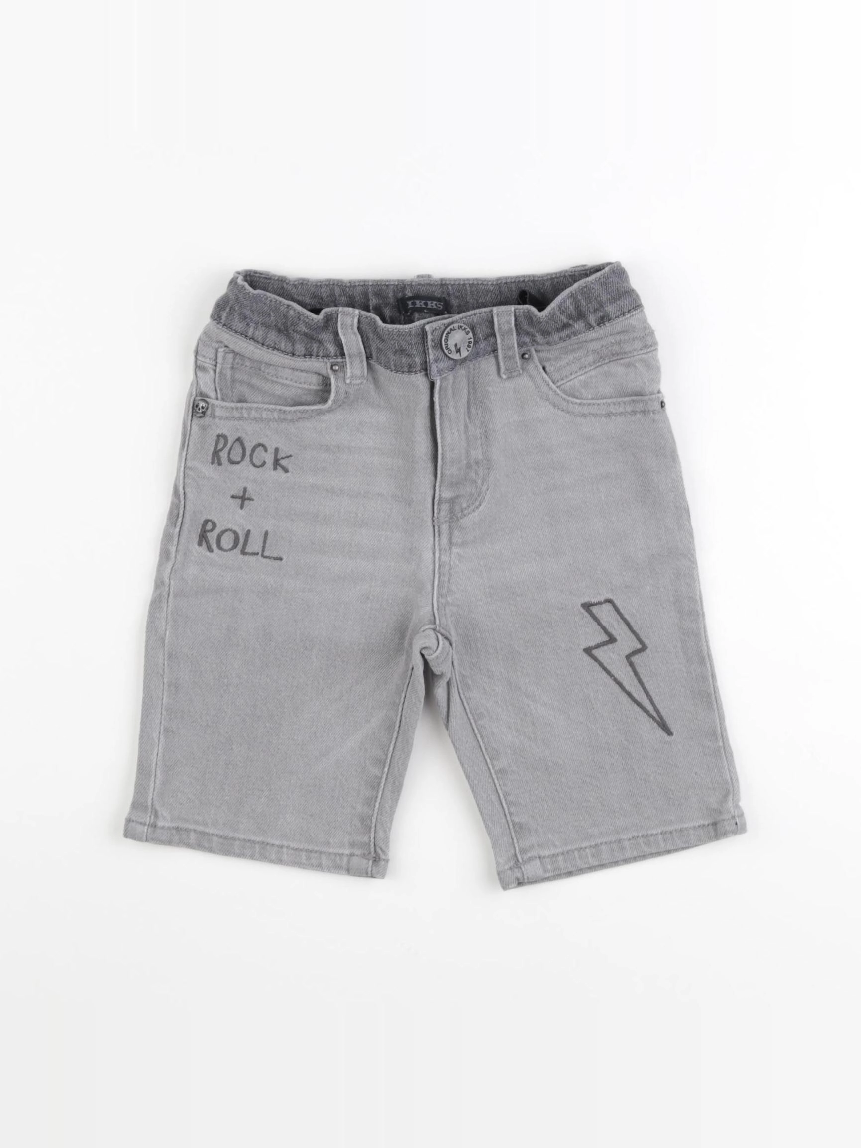 IKKS - pantacourt gris - 4 ans