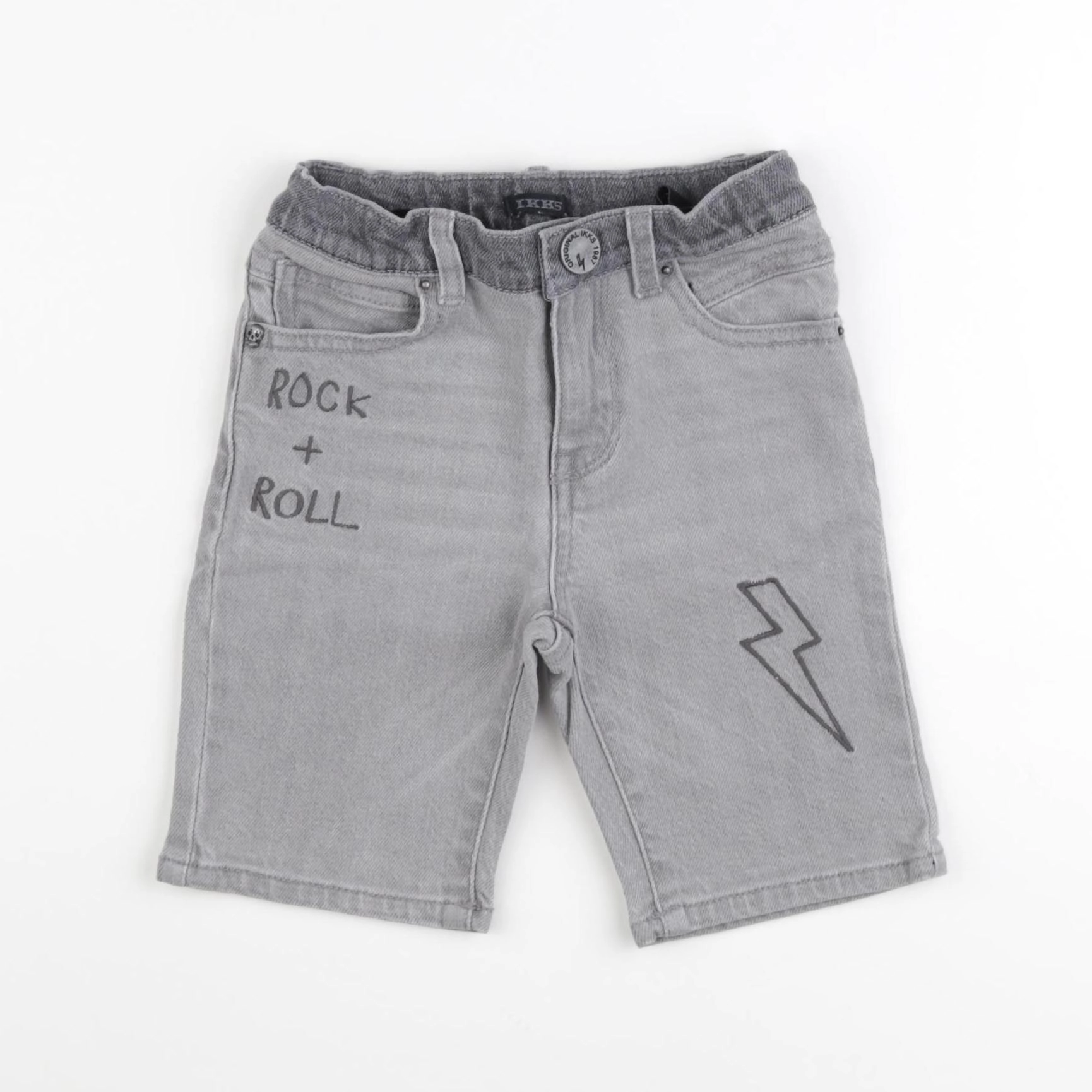 IKKS - pantacourt gris - 4 ans