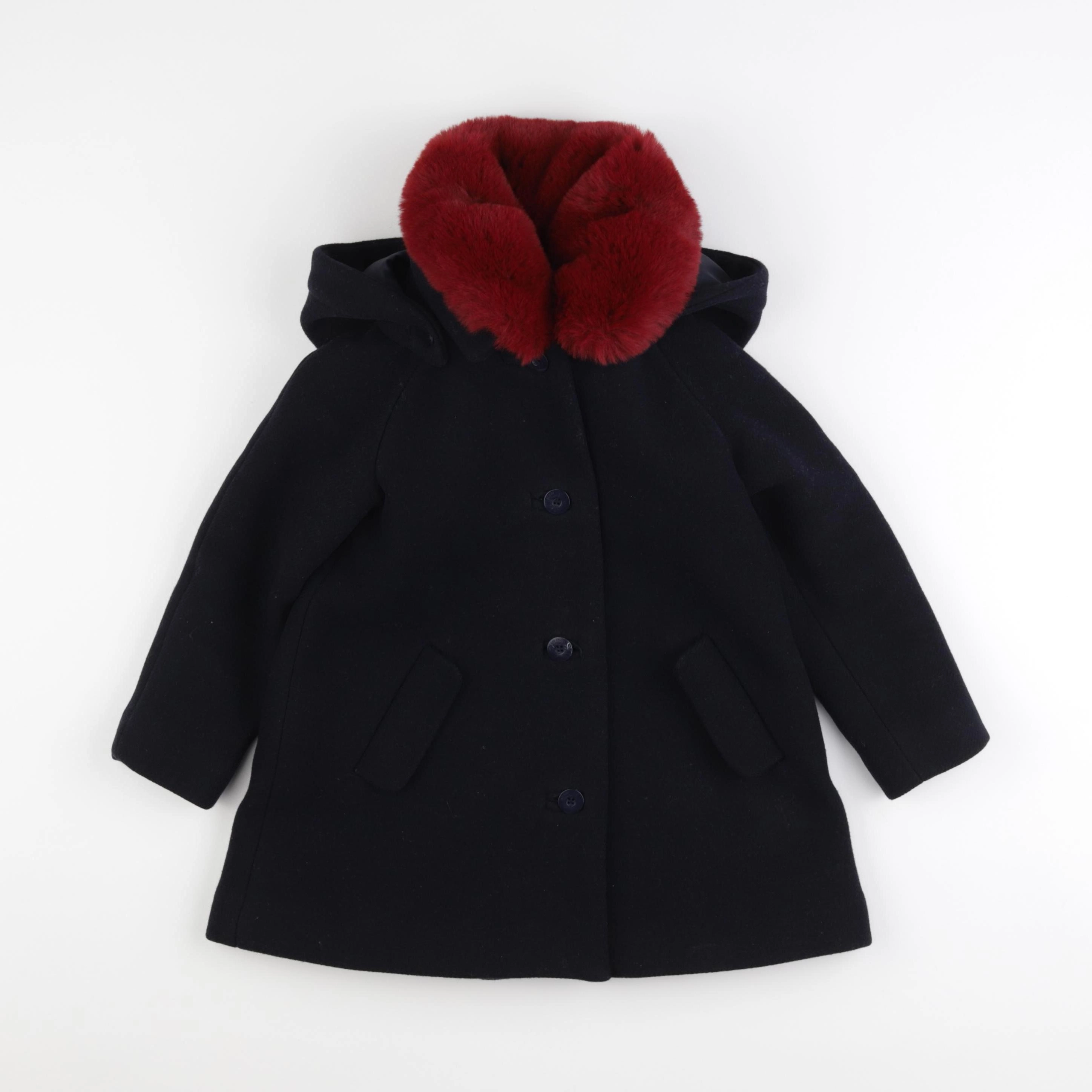 Jacadi - manteau bleu - 4 ans