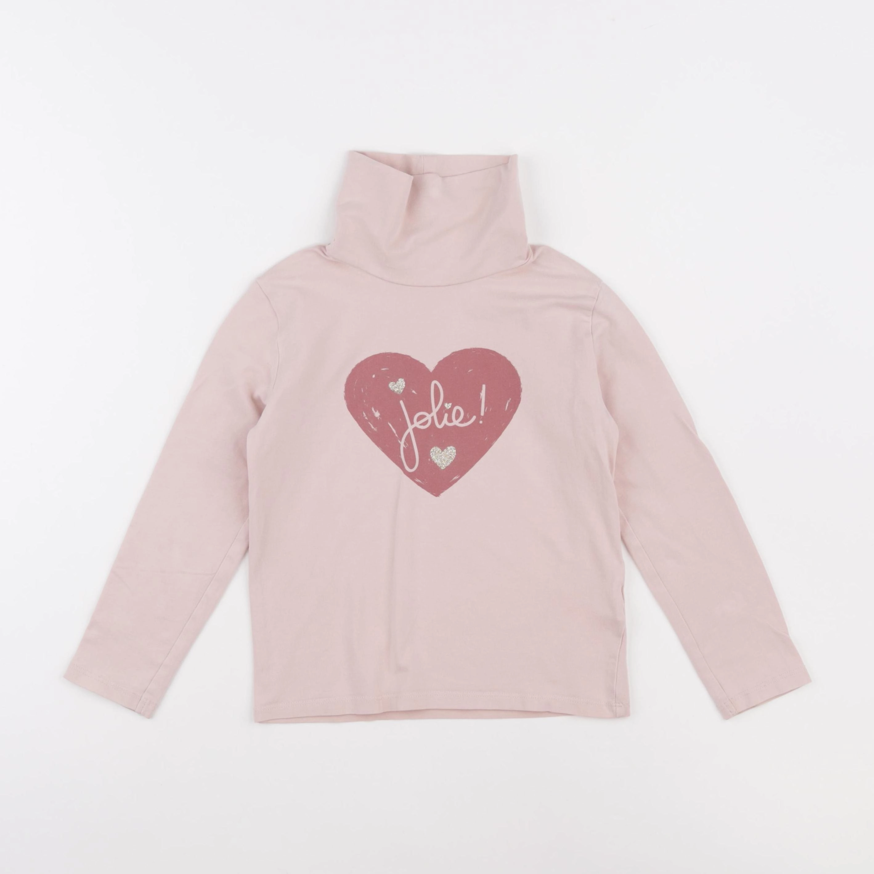 Vertbaudet - sous-pull rose - 6 ans