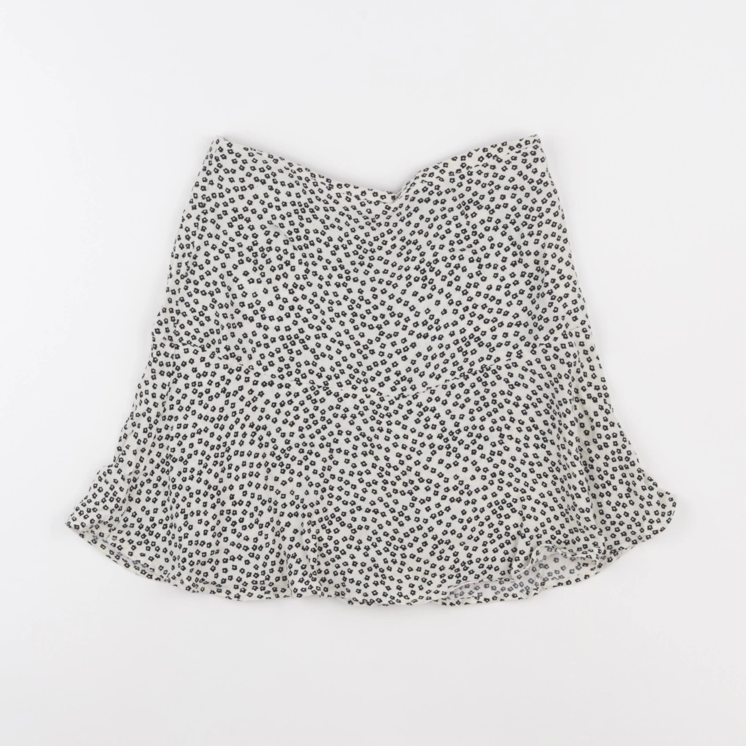 Zara - jupe blanc, noir - 13/14 ans