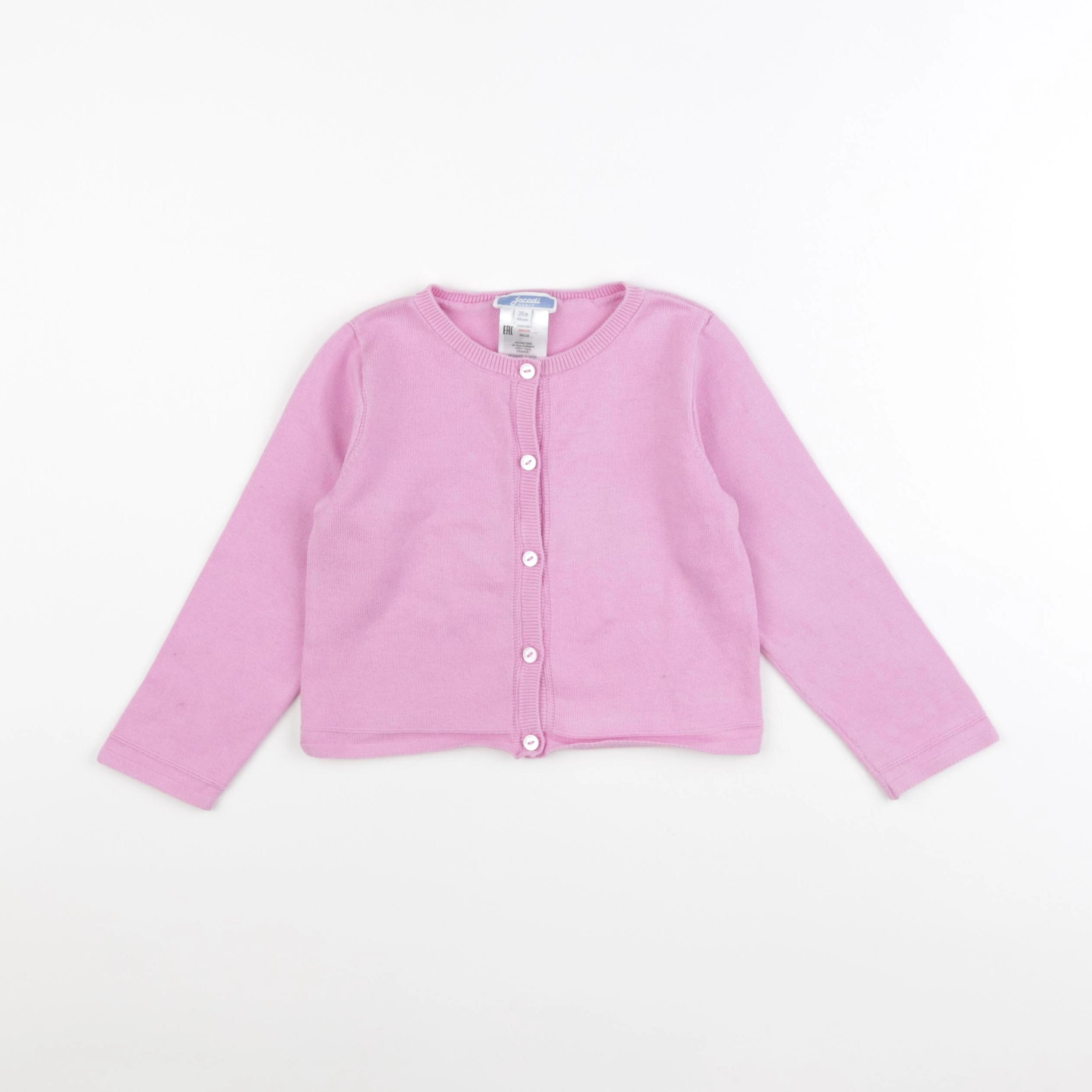 Jacadi - gilet violet - 36 mois
