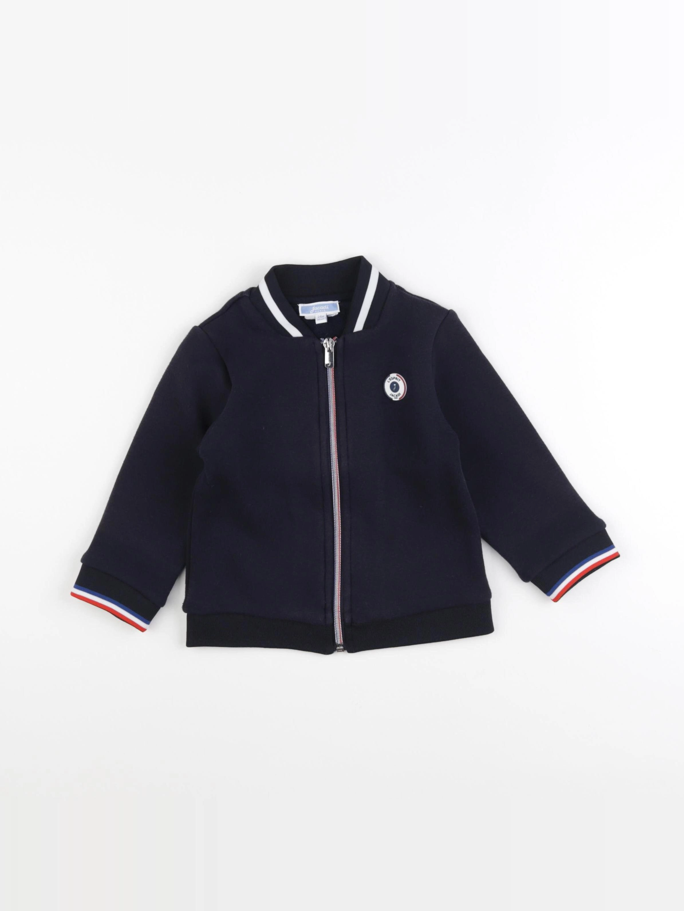 Jacadi - sweat bleu - 24 mois