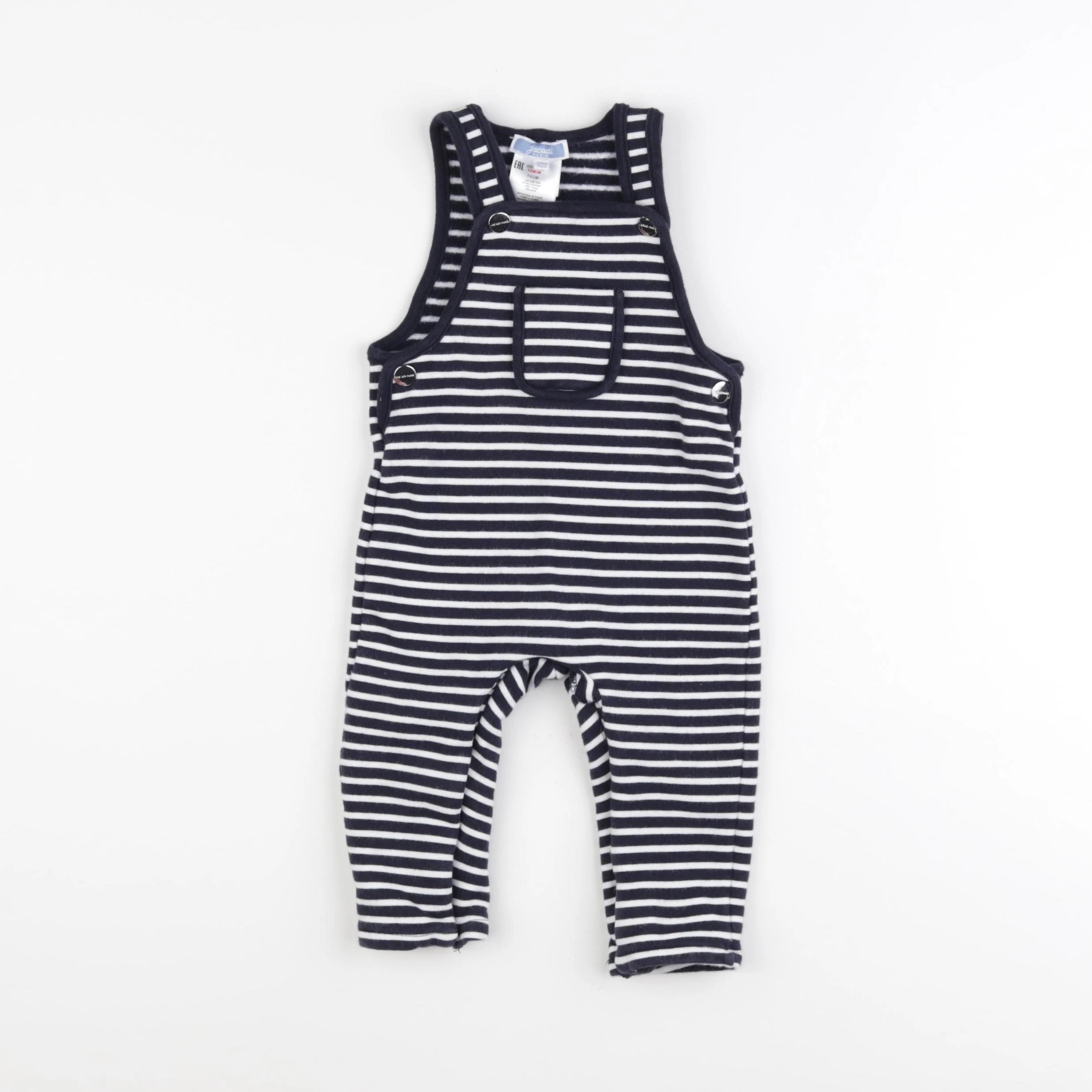 Jacadi - combinaison blanc, bleu - 12 mois