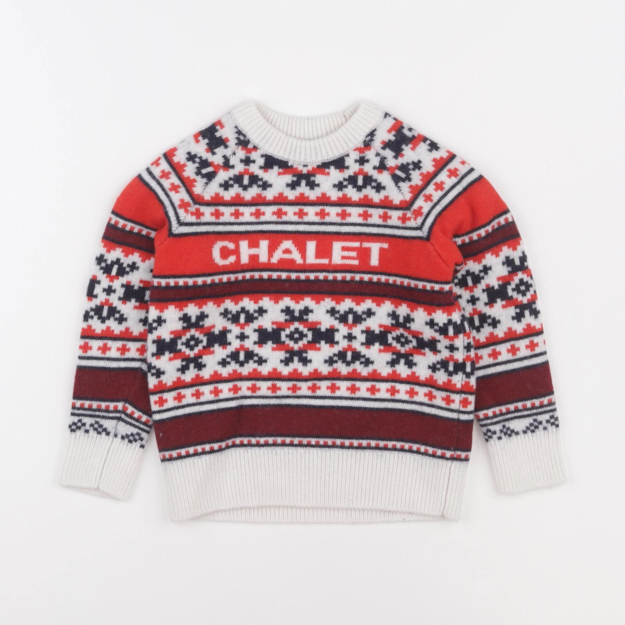 Jacadi - pull multicolore - 4 ans