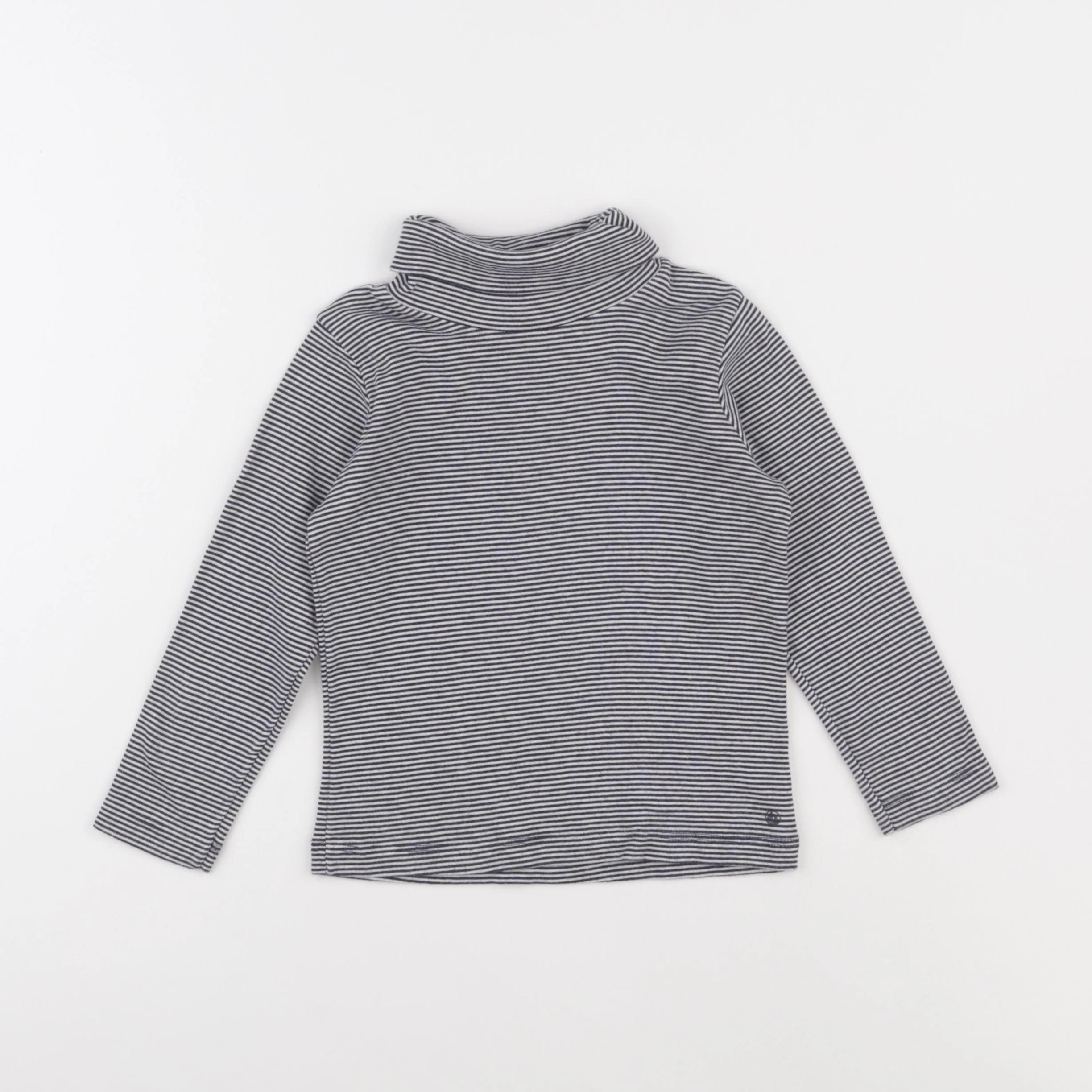 Petit Bateau - sous-pull bleu - 3 ans