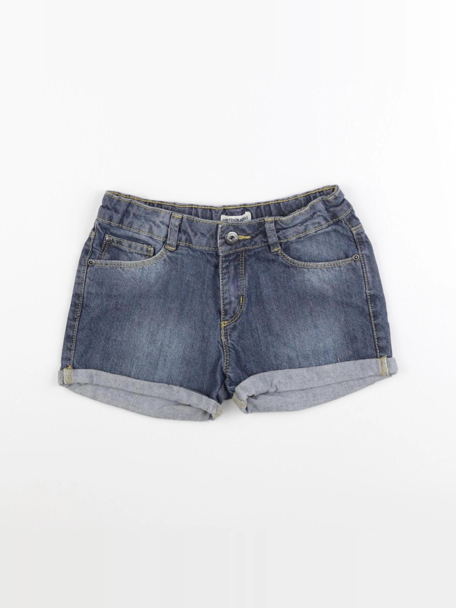 Vertbaudet - short bleu - 8 ans