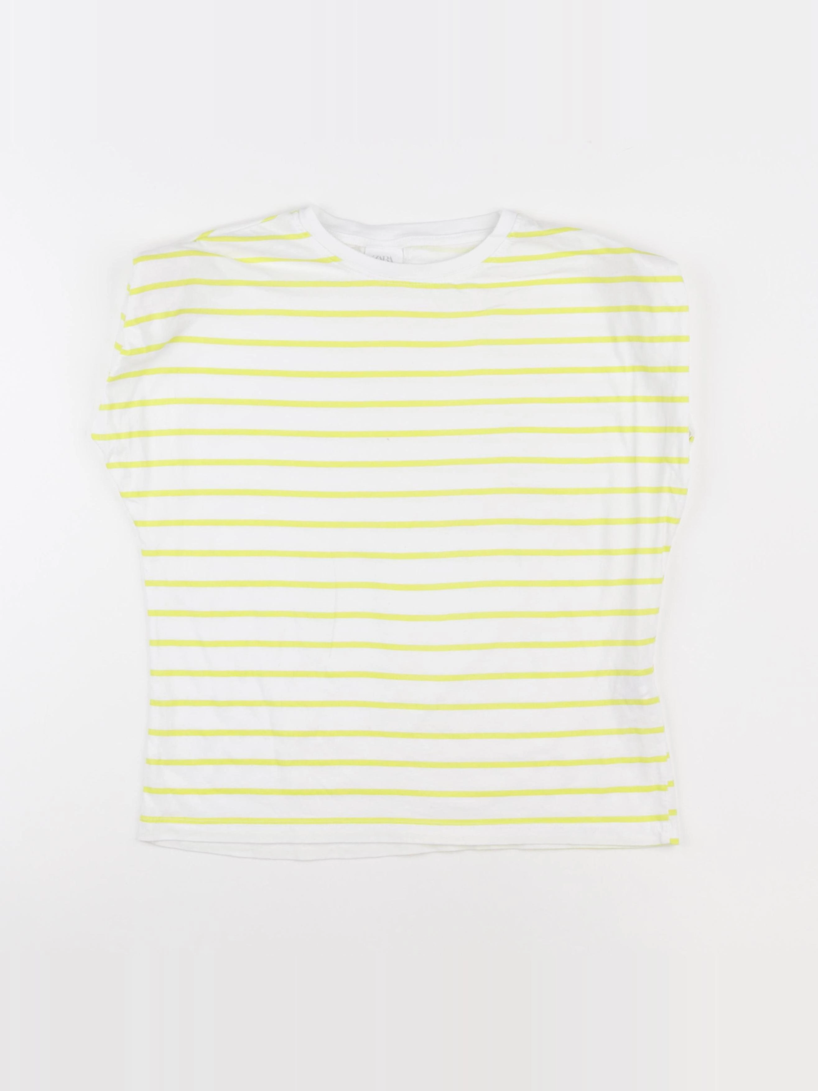 Zara - tee-shirt jaune - 11/12 ans