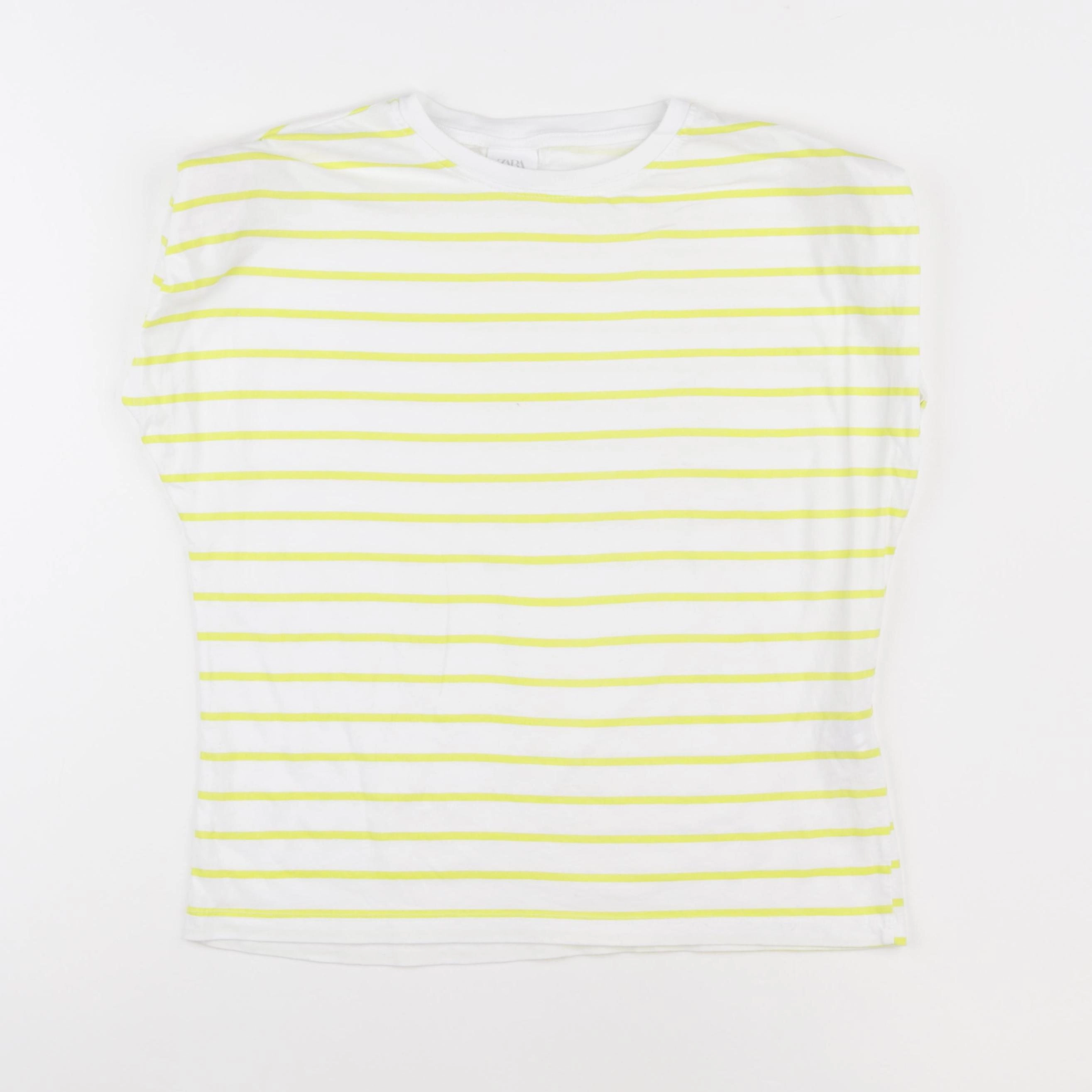 Zara - tee-shirt jaune - 11/12 ans
