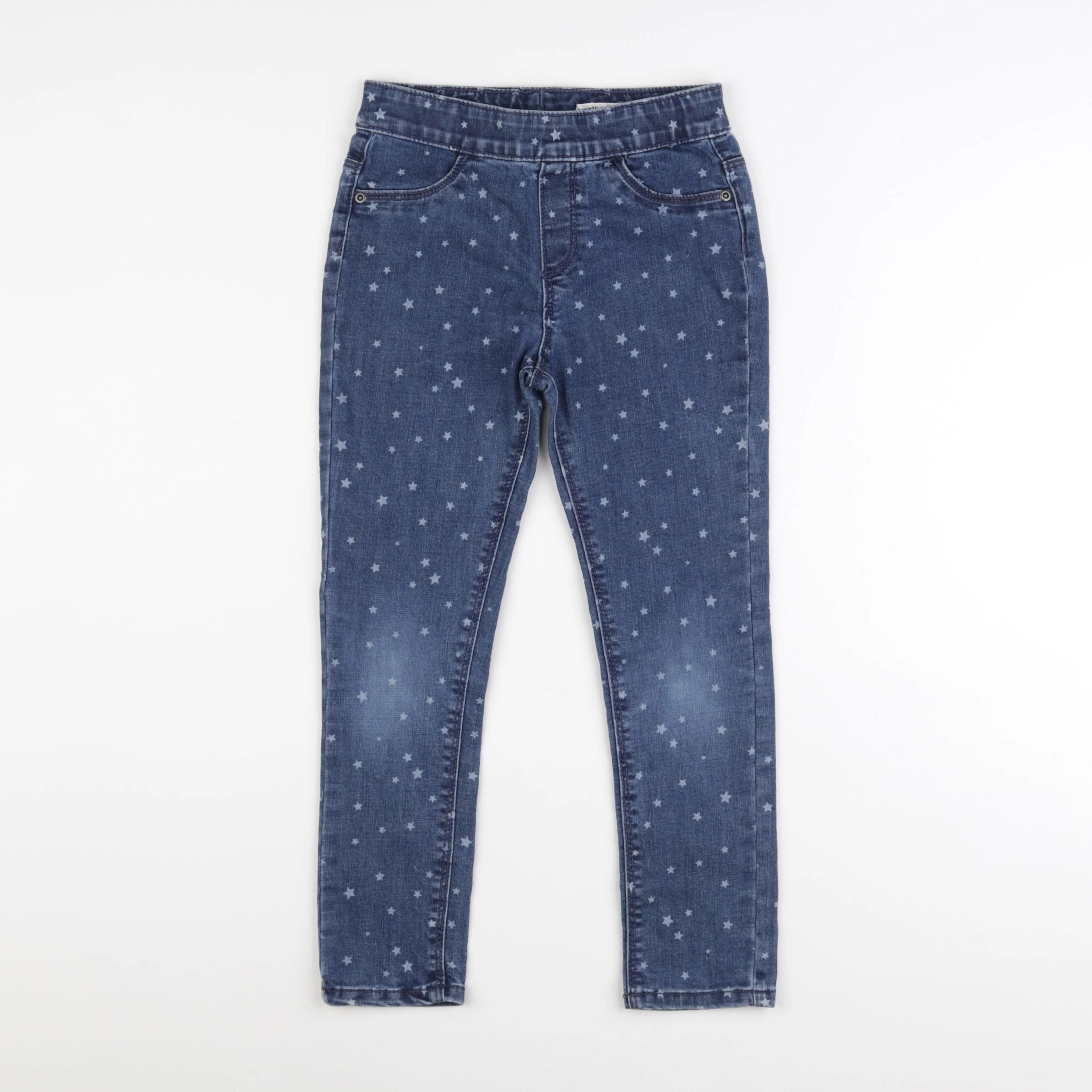 Vertbaudet - jegging bleu - 8 ans