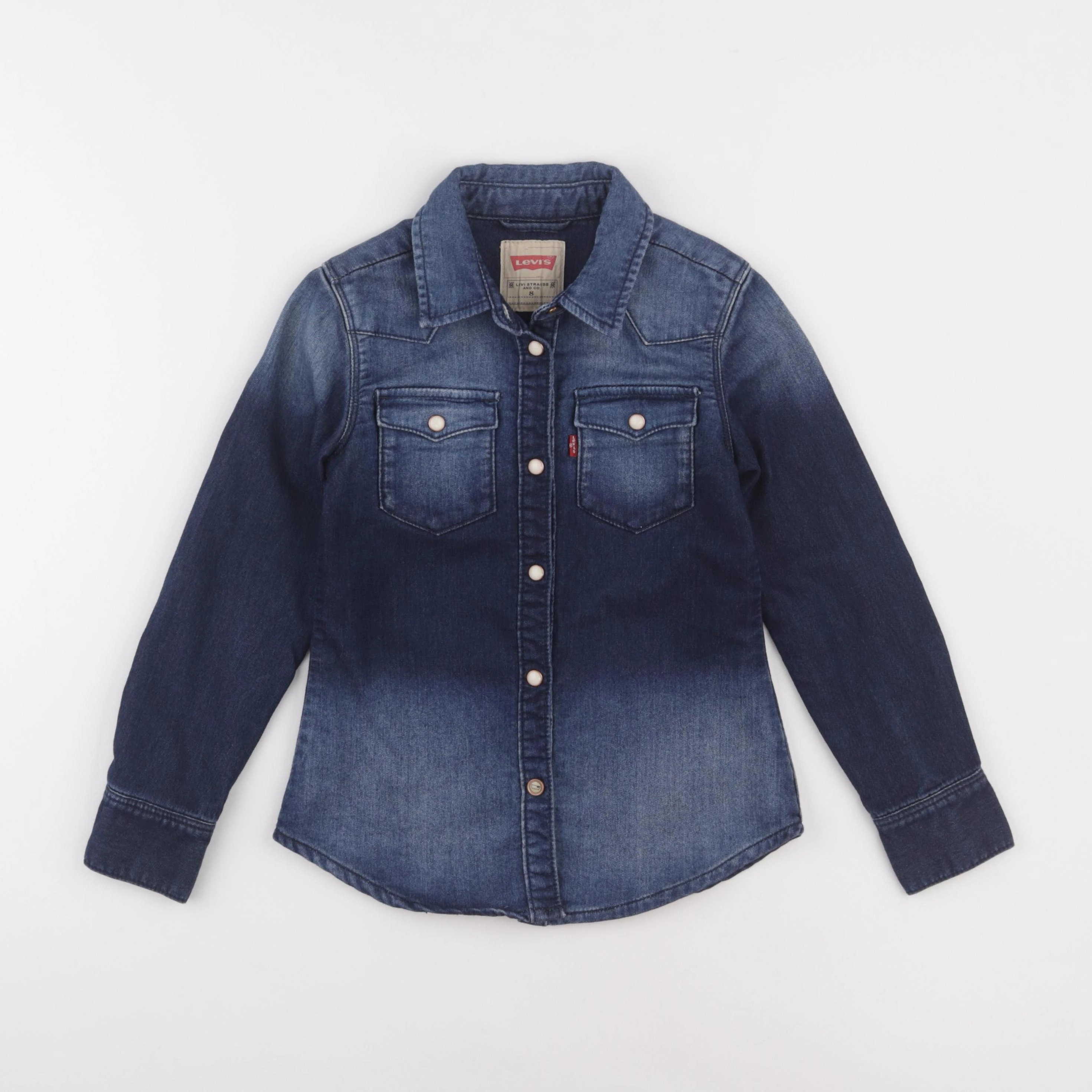 Levi's - chemise bleu - 8 ans