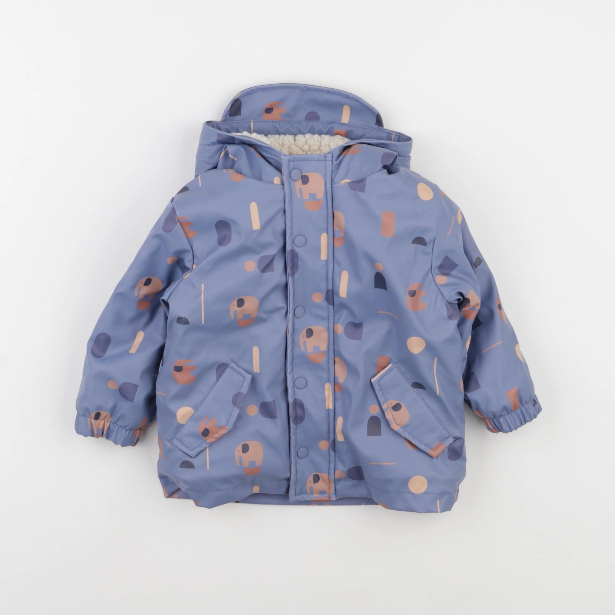 Vertbaudet - imperméable bleu - 18 mois