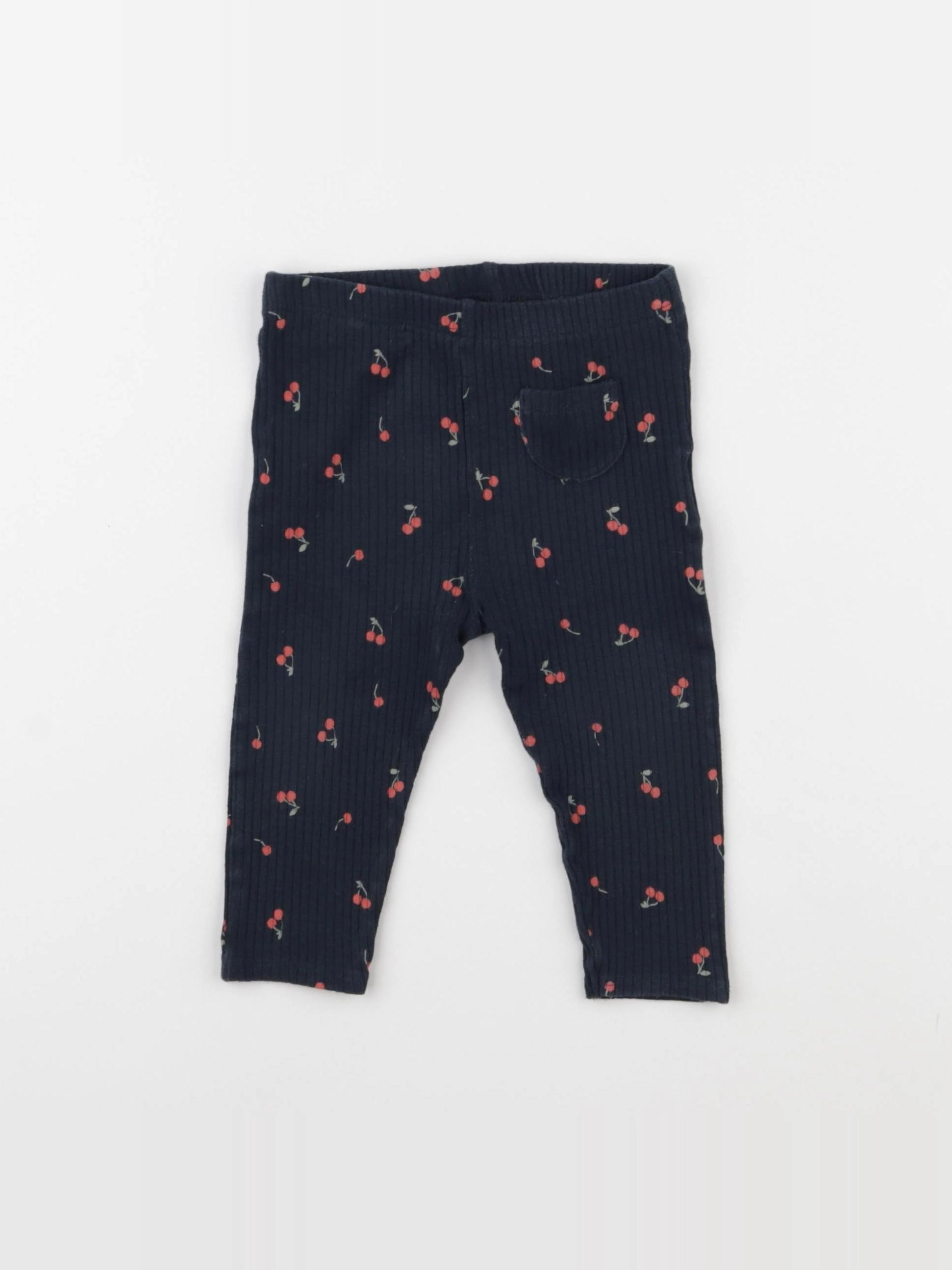 Vertbaudet - legging bleu - 12 mois