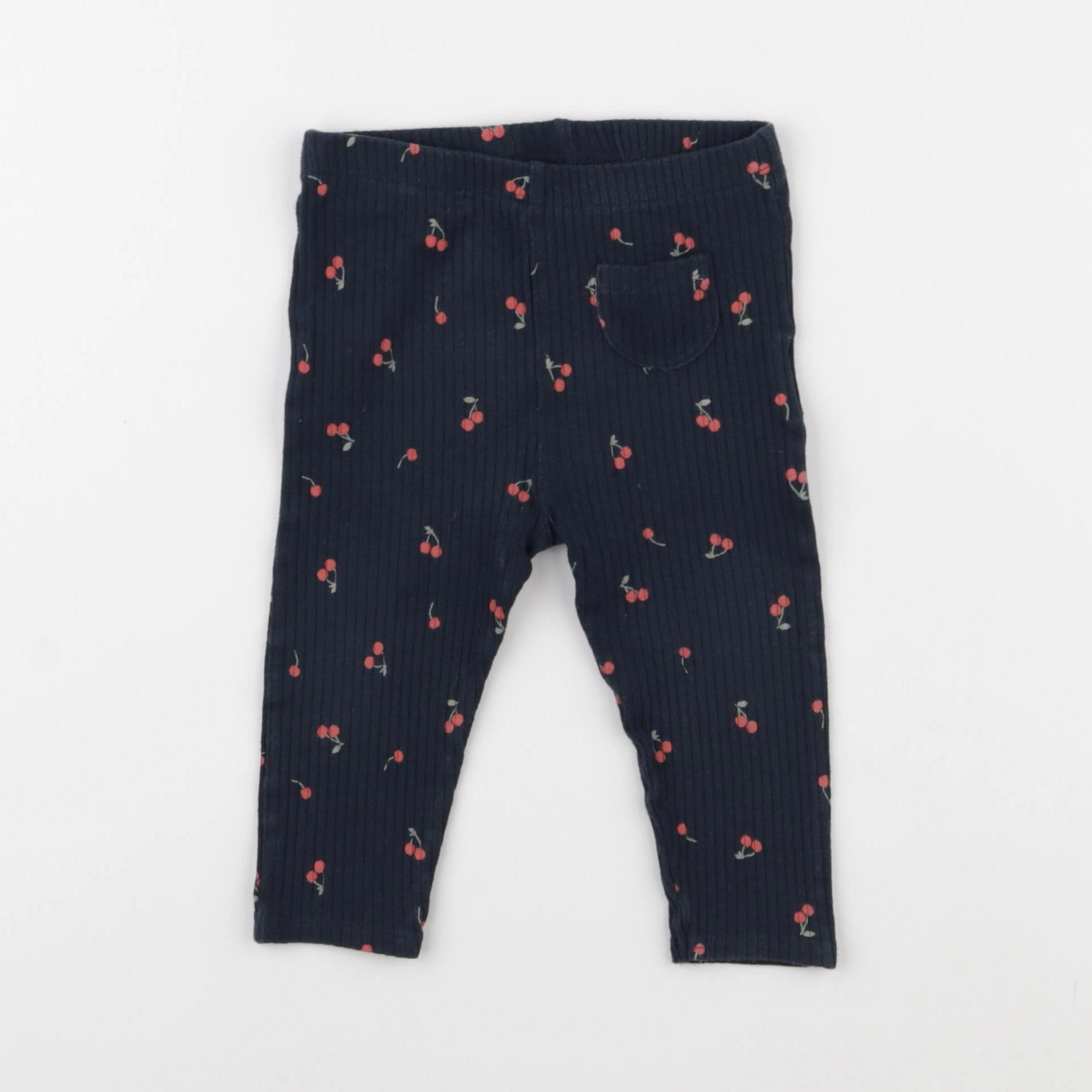Vertbaudet - legging bleu - 12 mois