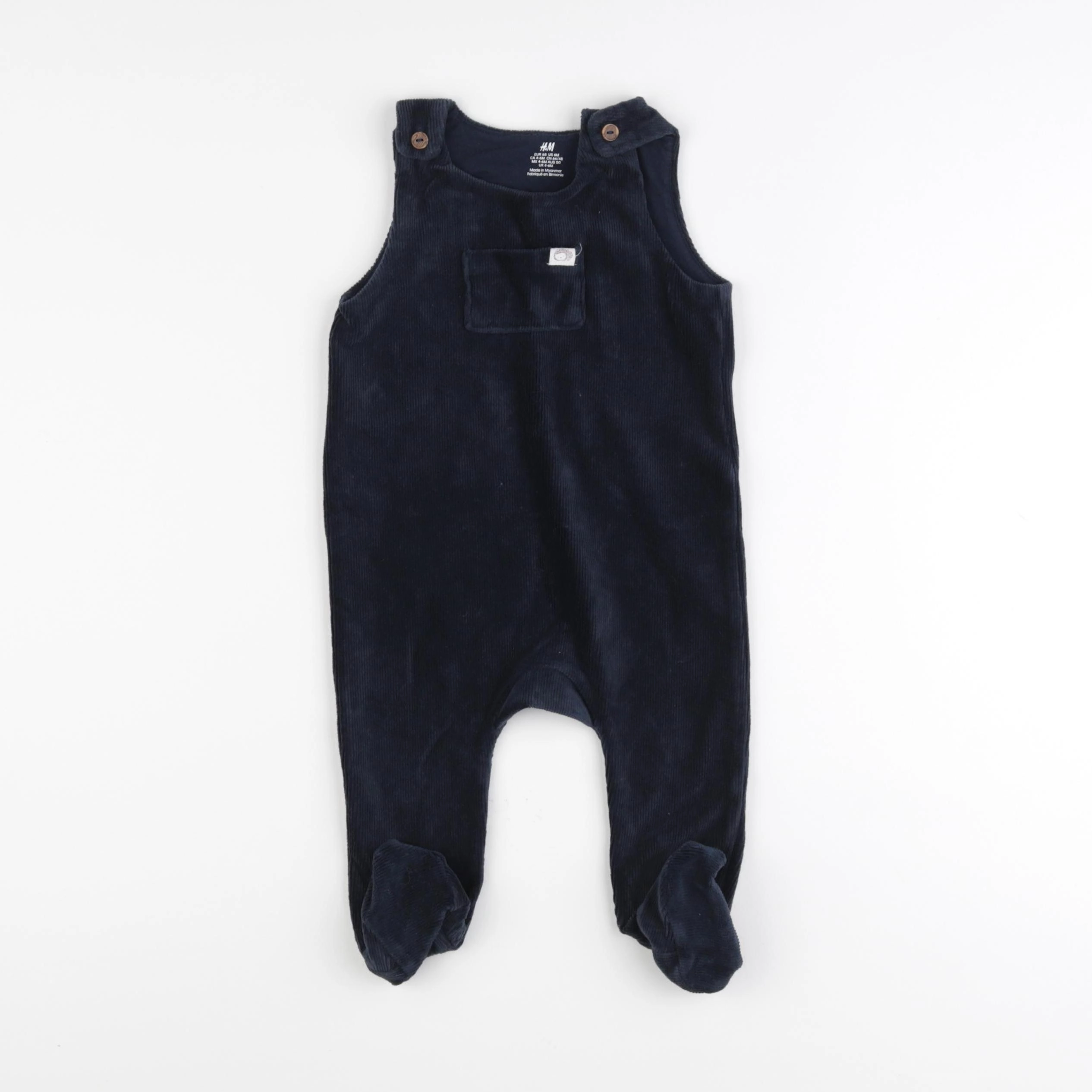 H&M - combinaison bleu - 6 mois