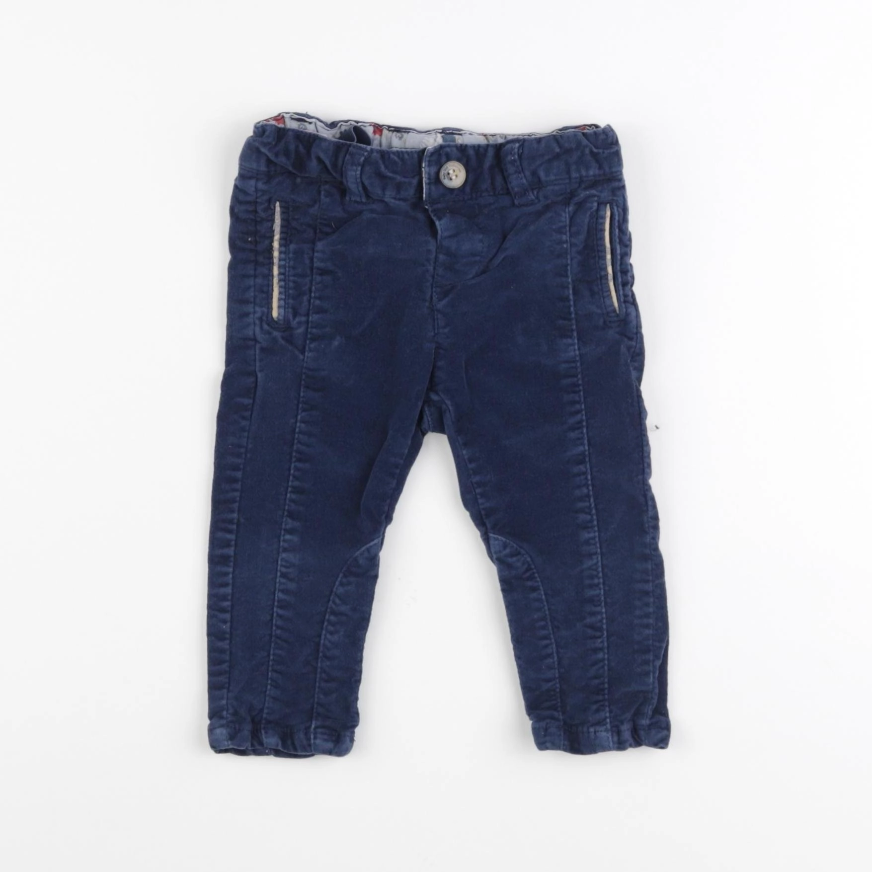 Zara - pantalon bleu - 6/9 mois