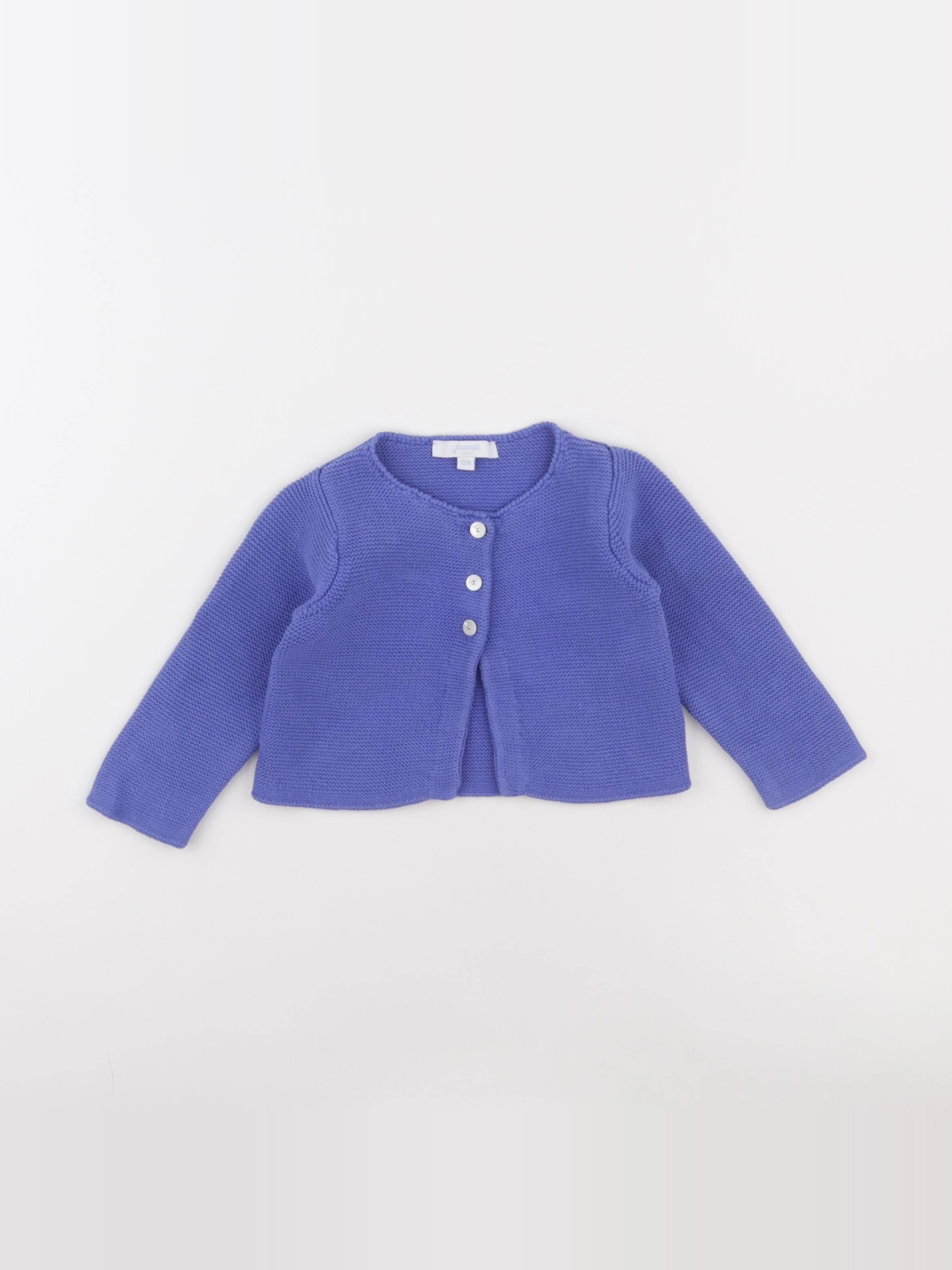 Jacadi - gilet bleu - 12 mois