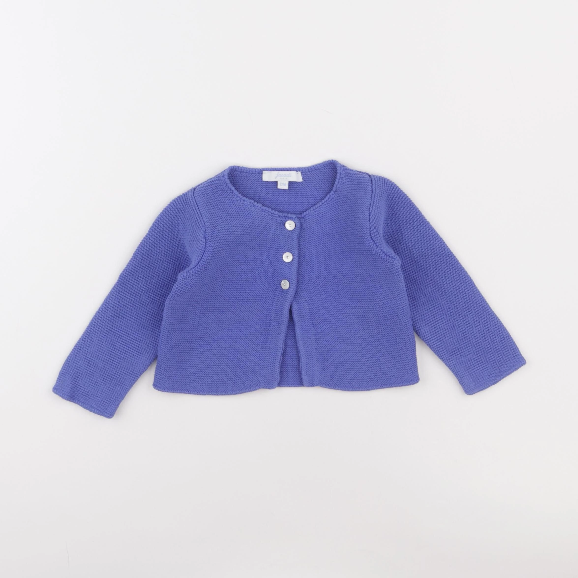 Jacadi - gilet bleu - 12 mois