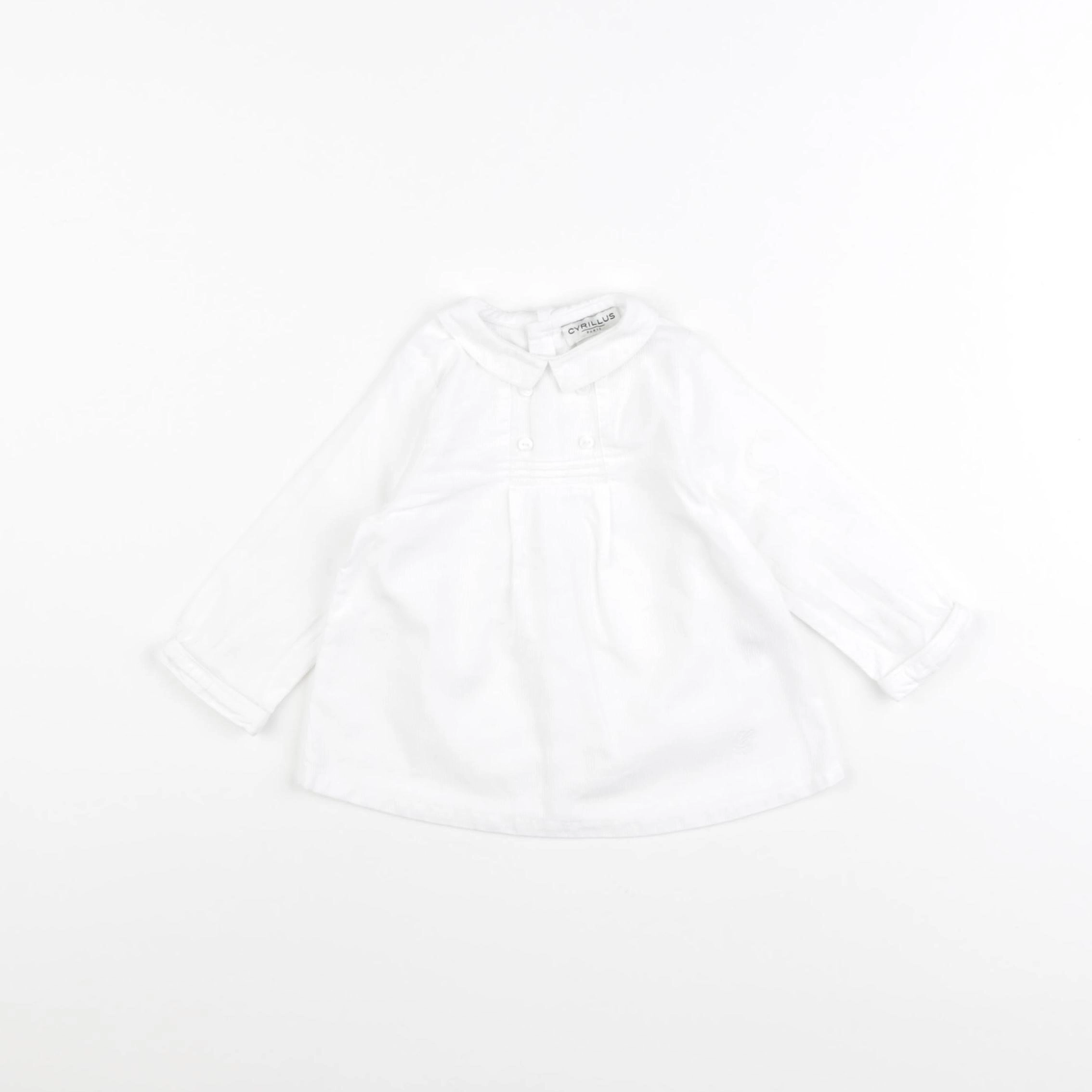 Cyrillus - blouse blanc - 6 mois