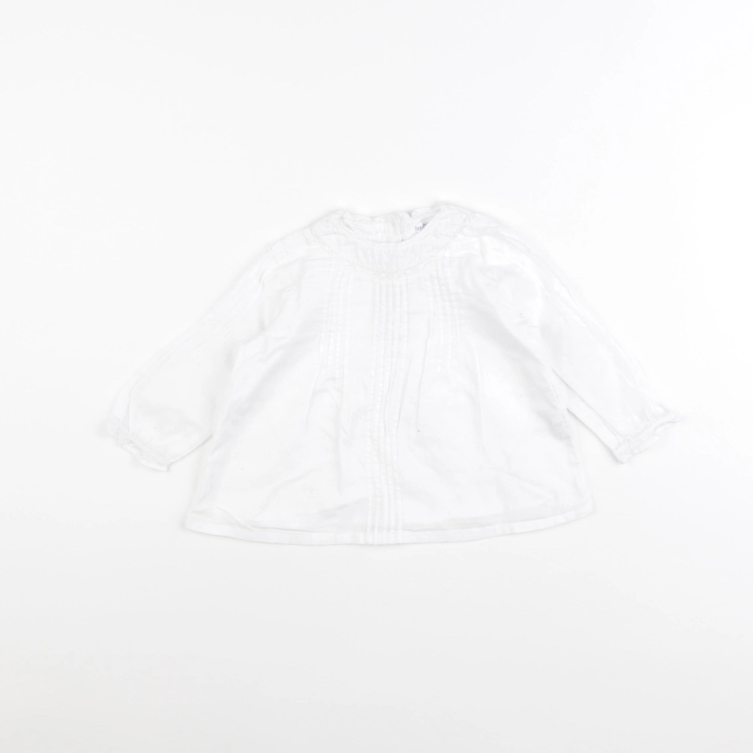 Boutchou - blouse blanc - 9 mois