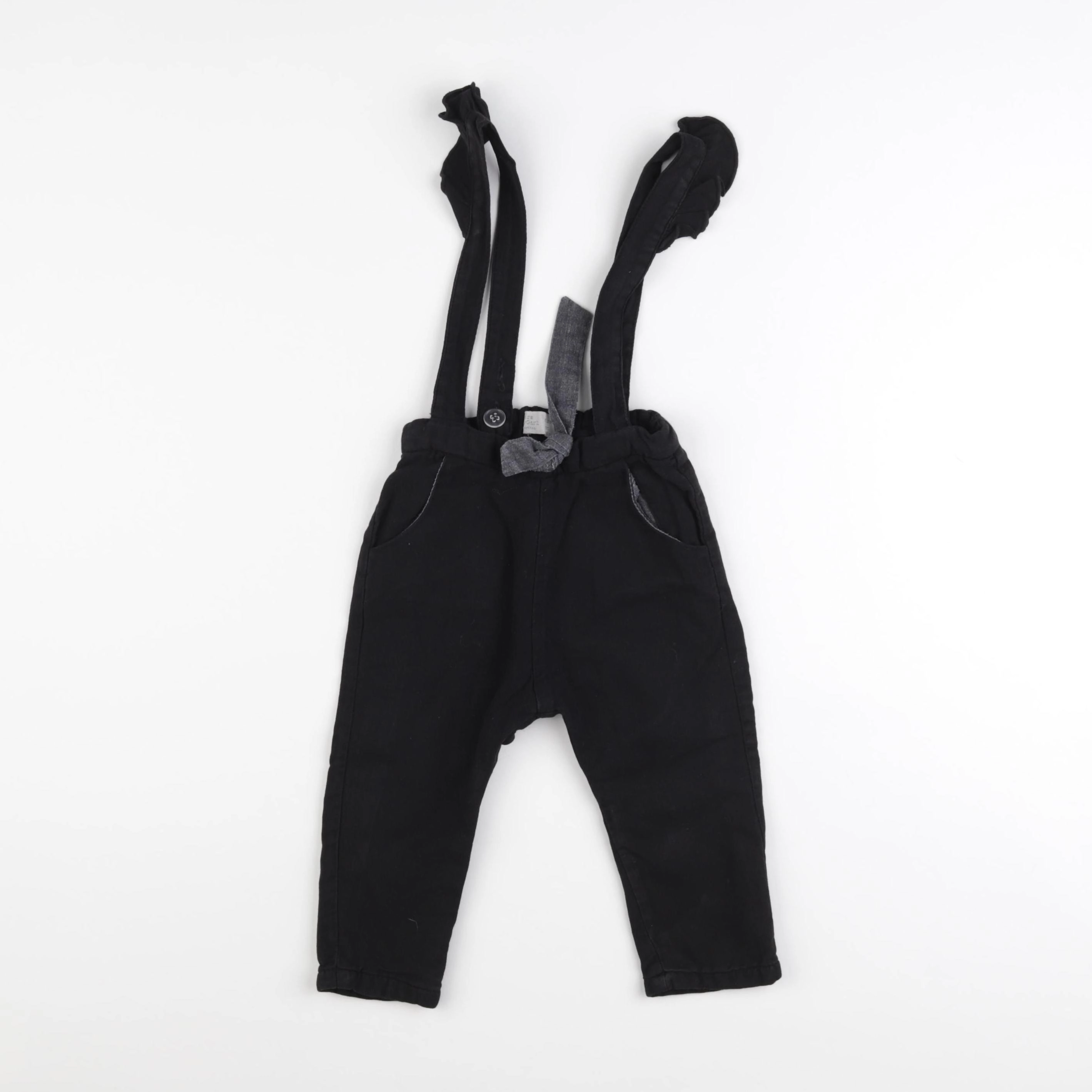 Zara - pantalon noir - 9/12 mois