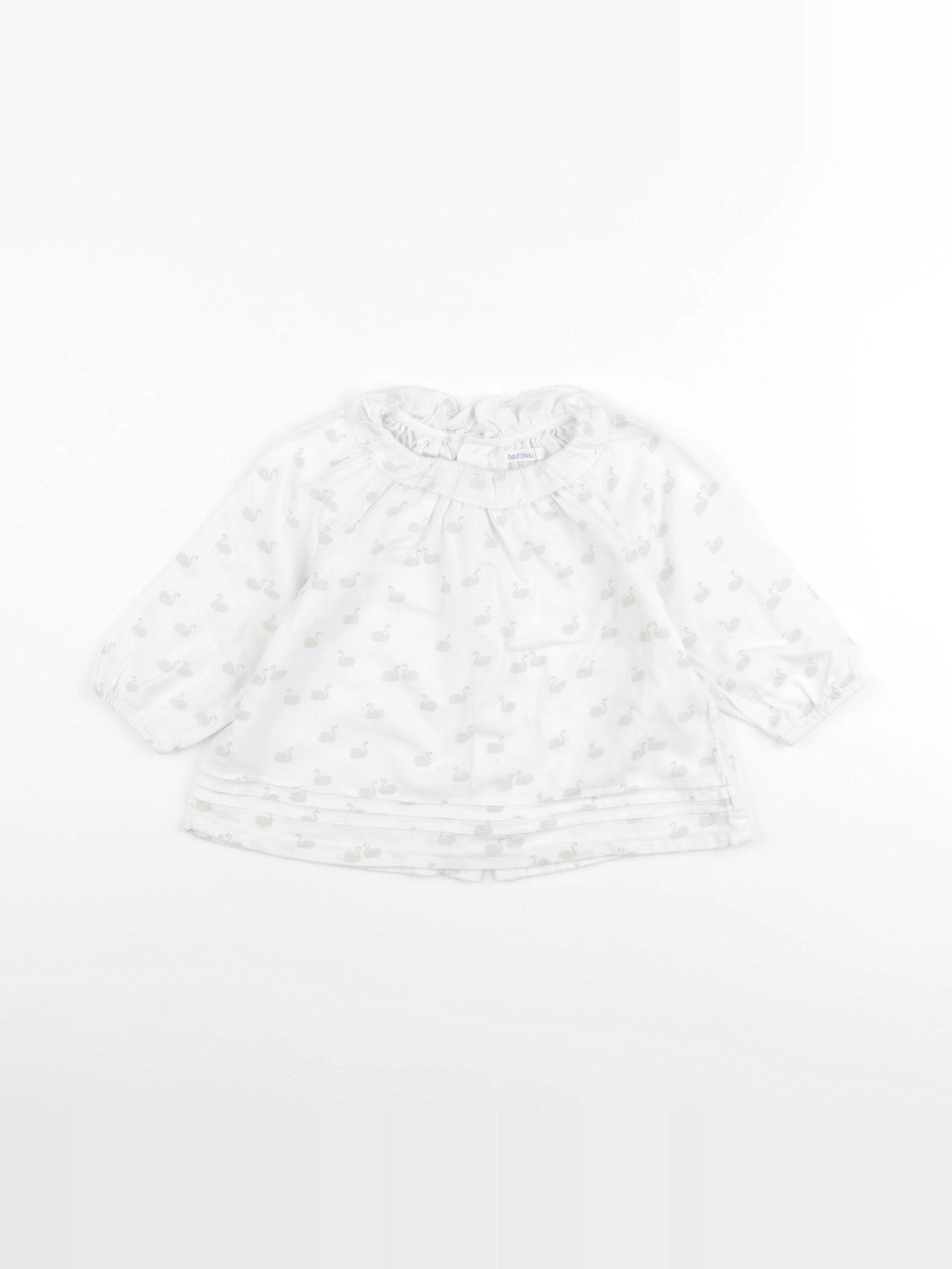 Boutchou - blouse blanc - 12 mois