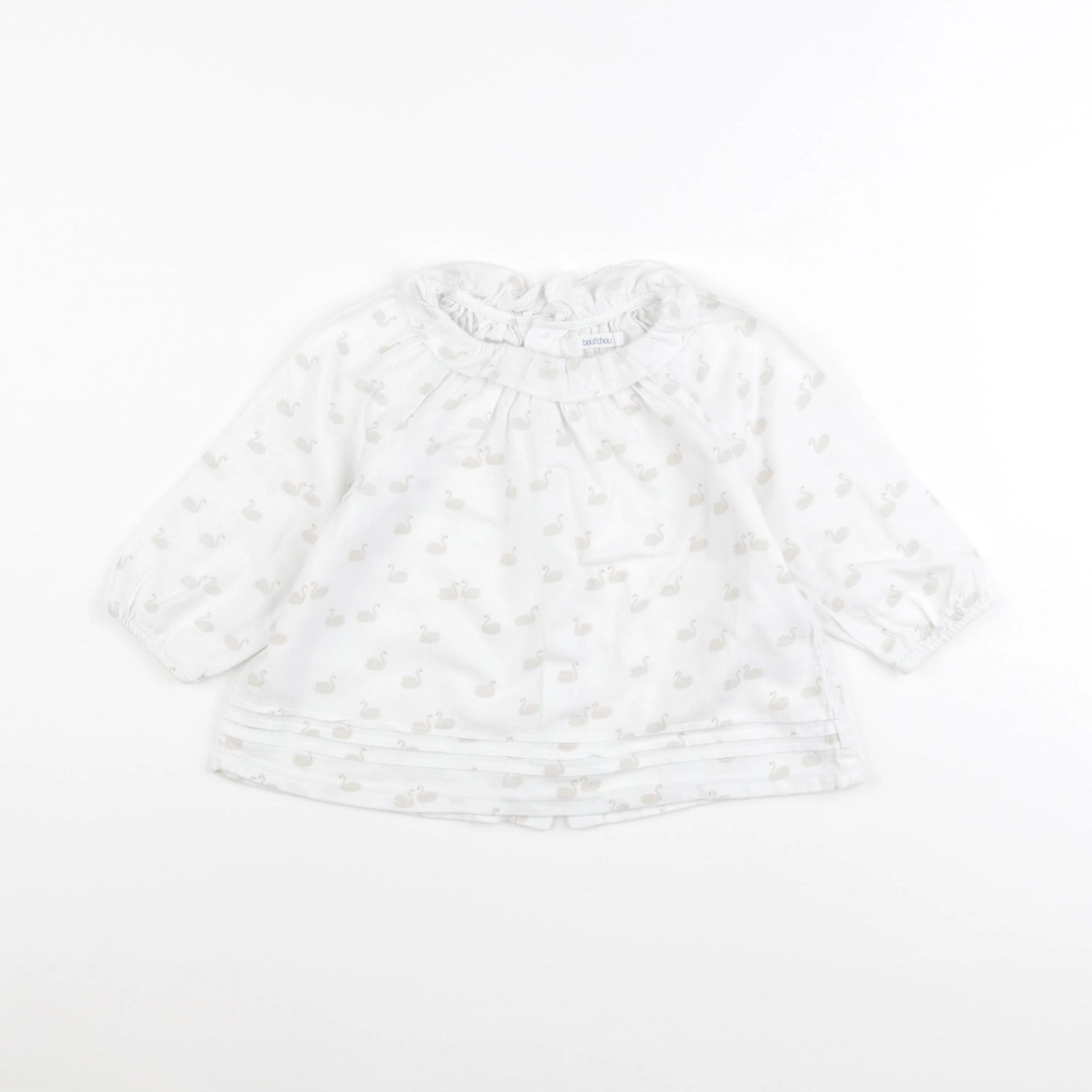 Boutchou - blouse blanc - 12 mois