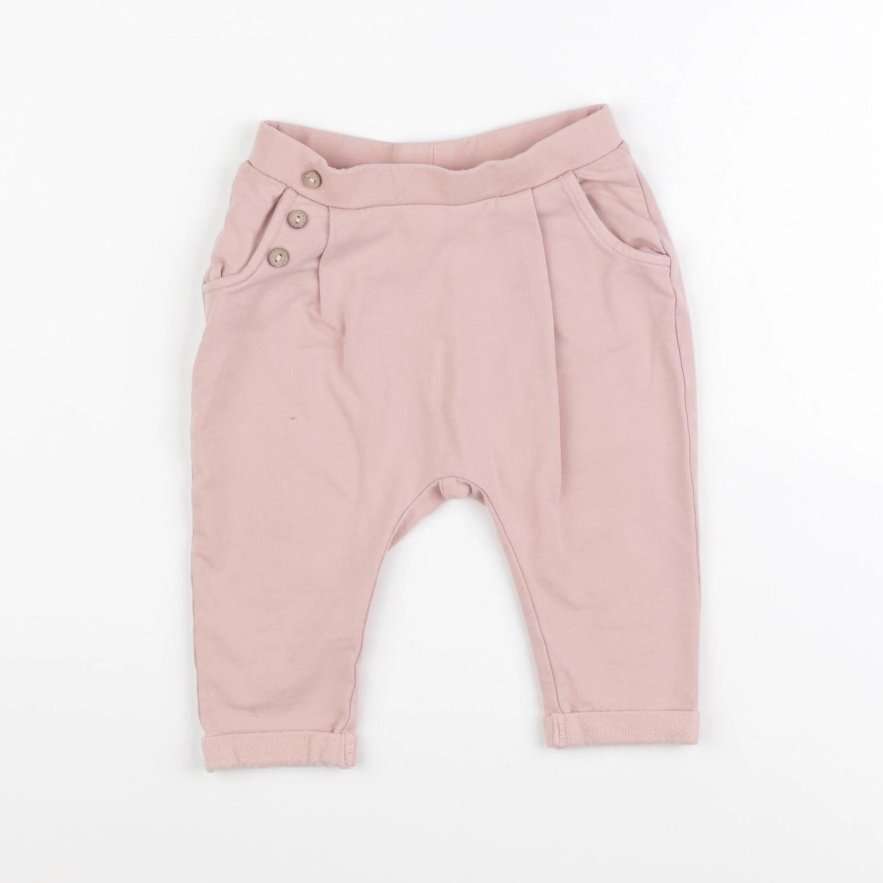 Zara - pantalon rose - 6/9 mois