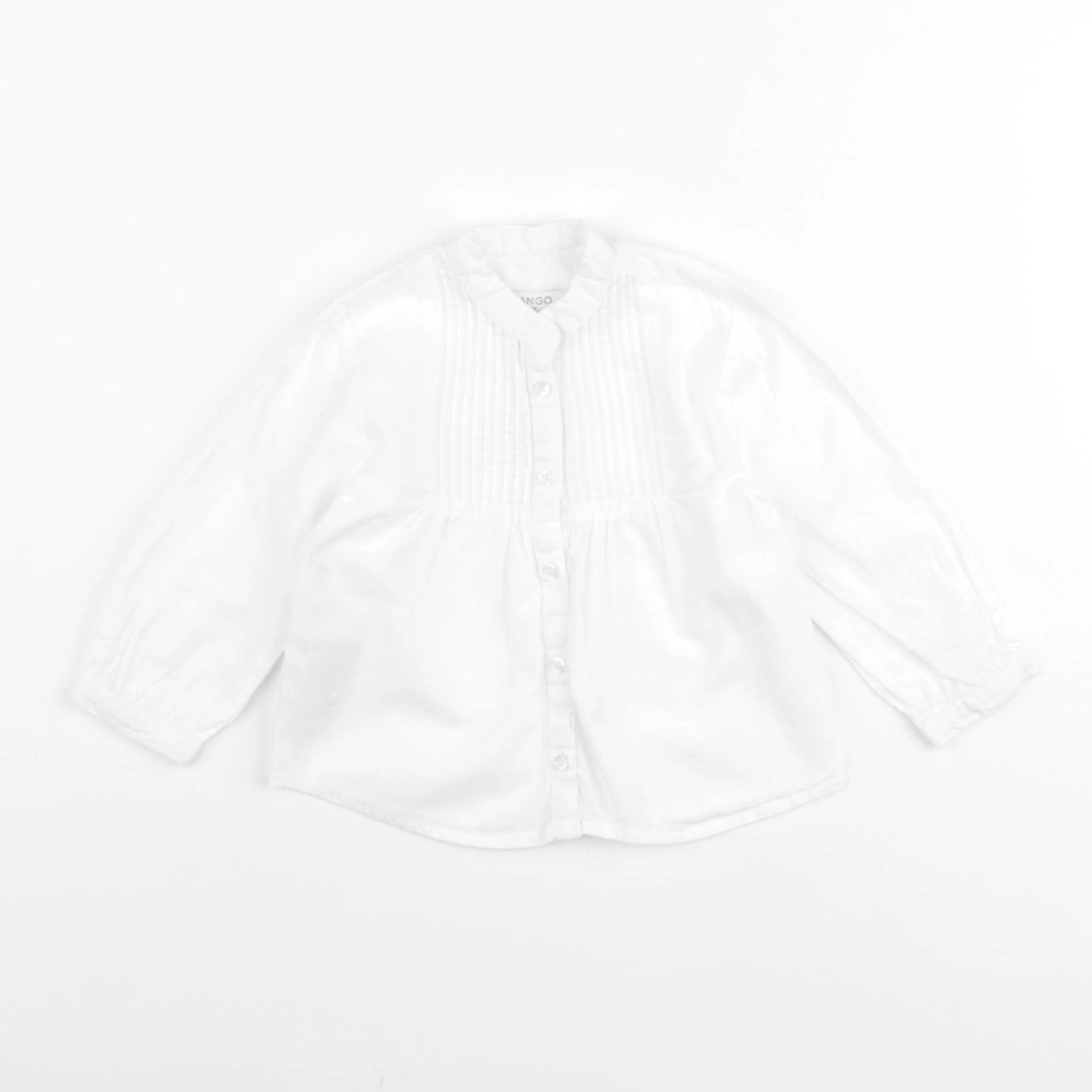 Mango - blouse blanc - 6/9 mois
