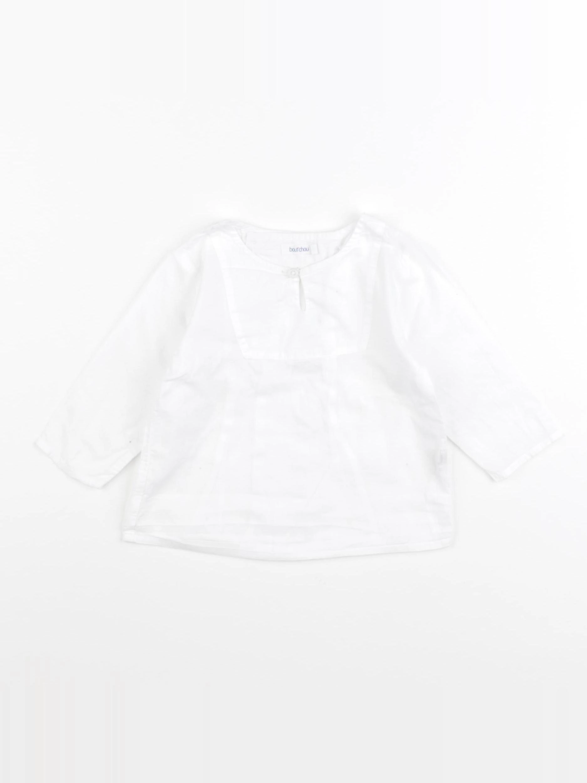 Boutchou - blouse blanc - 9 mois