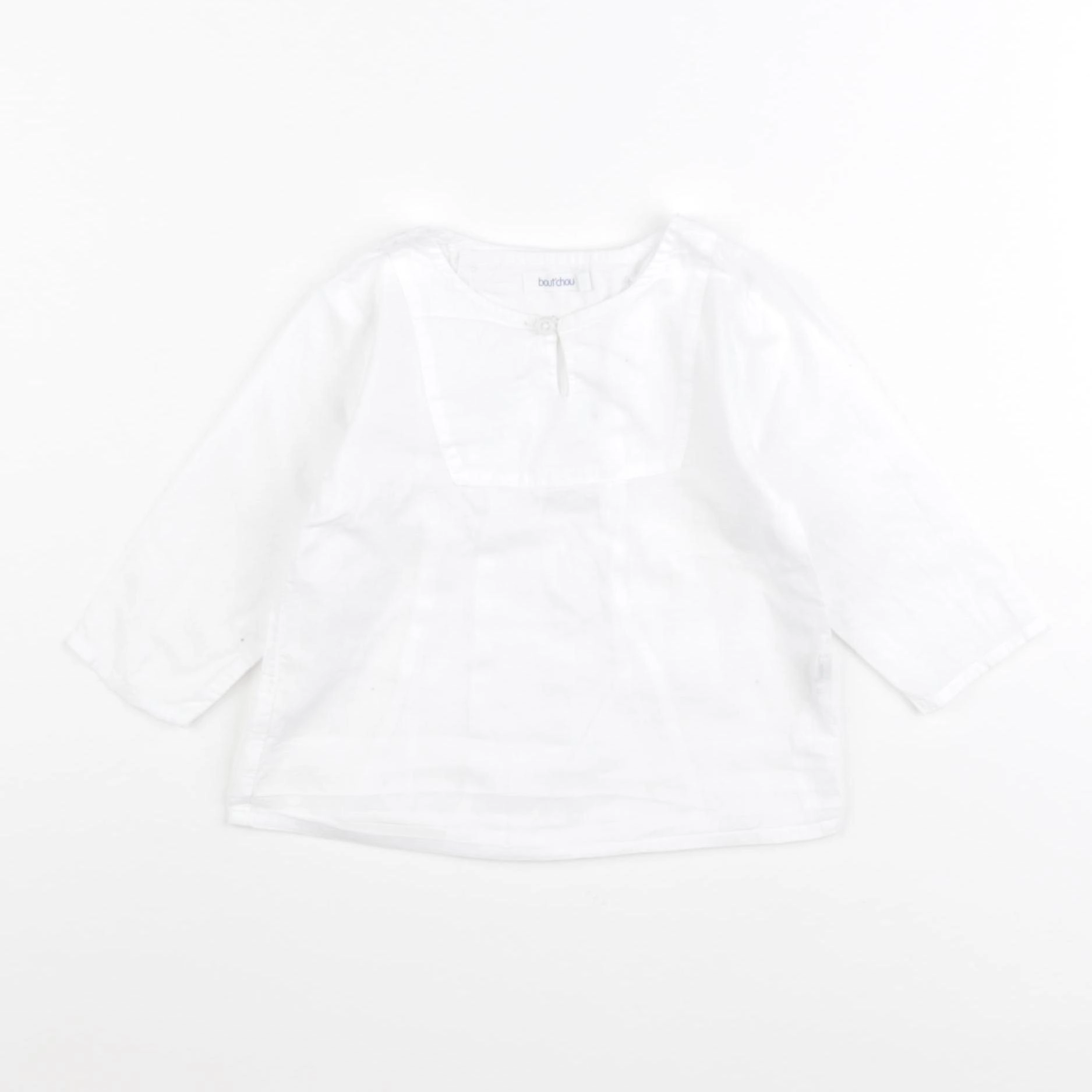 Boutchou - blouse blanc - 9 mois