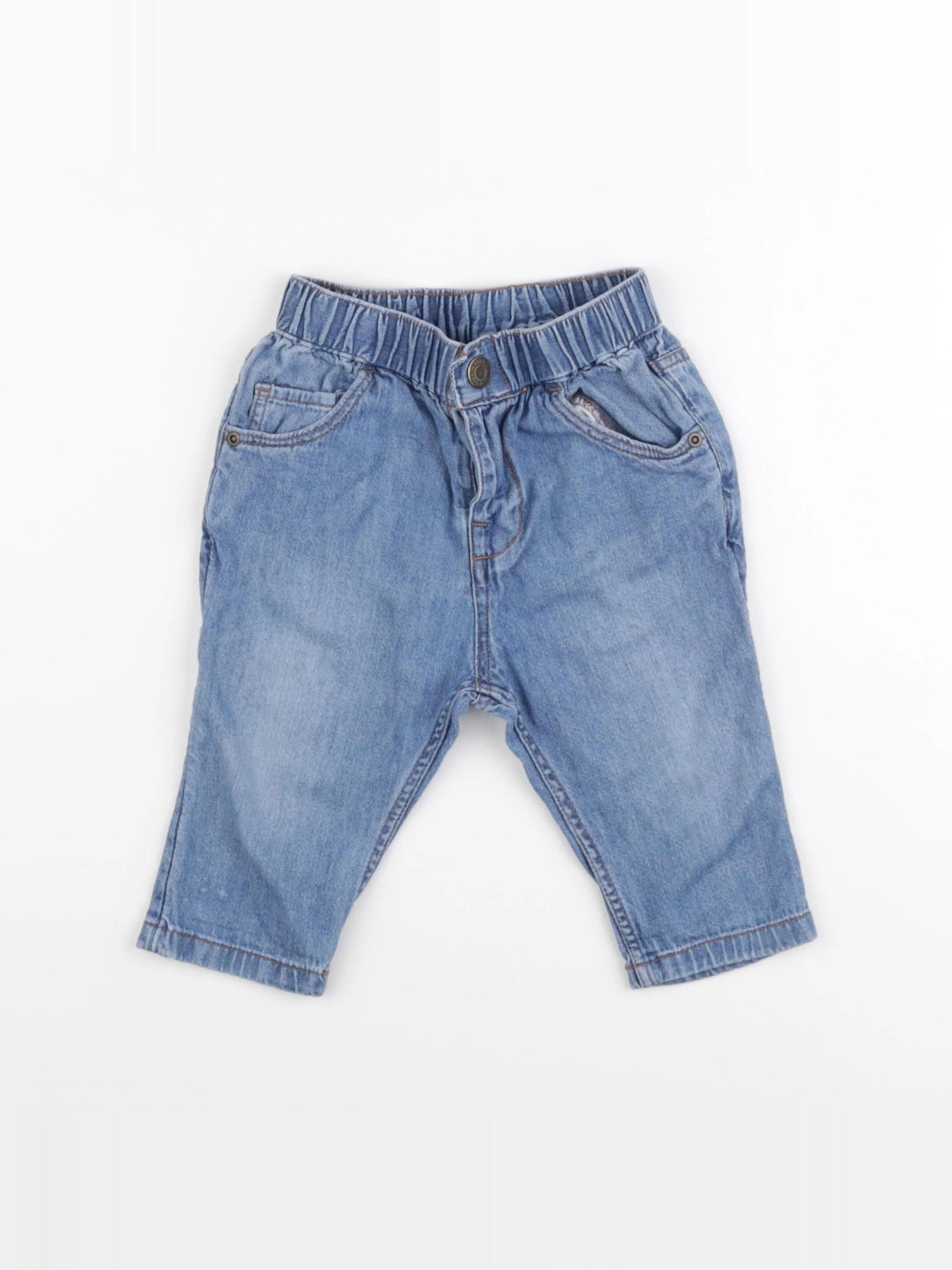 H&M - jean bleu - 6 mois