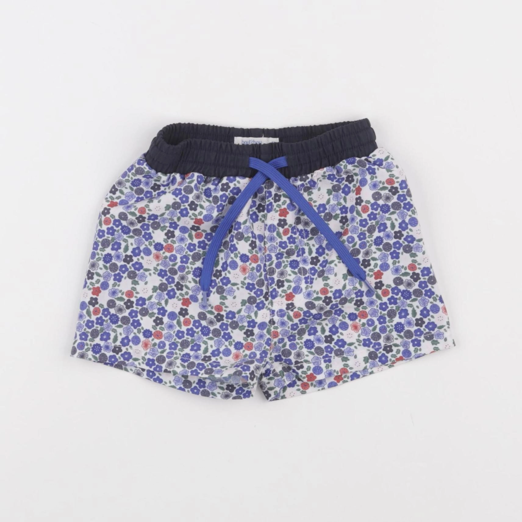 Boutchou - maillot de bain bleu, blanc - 12 mois