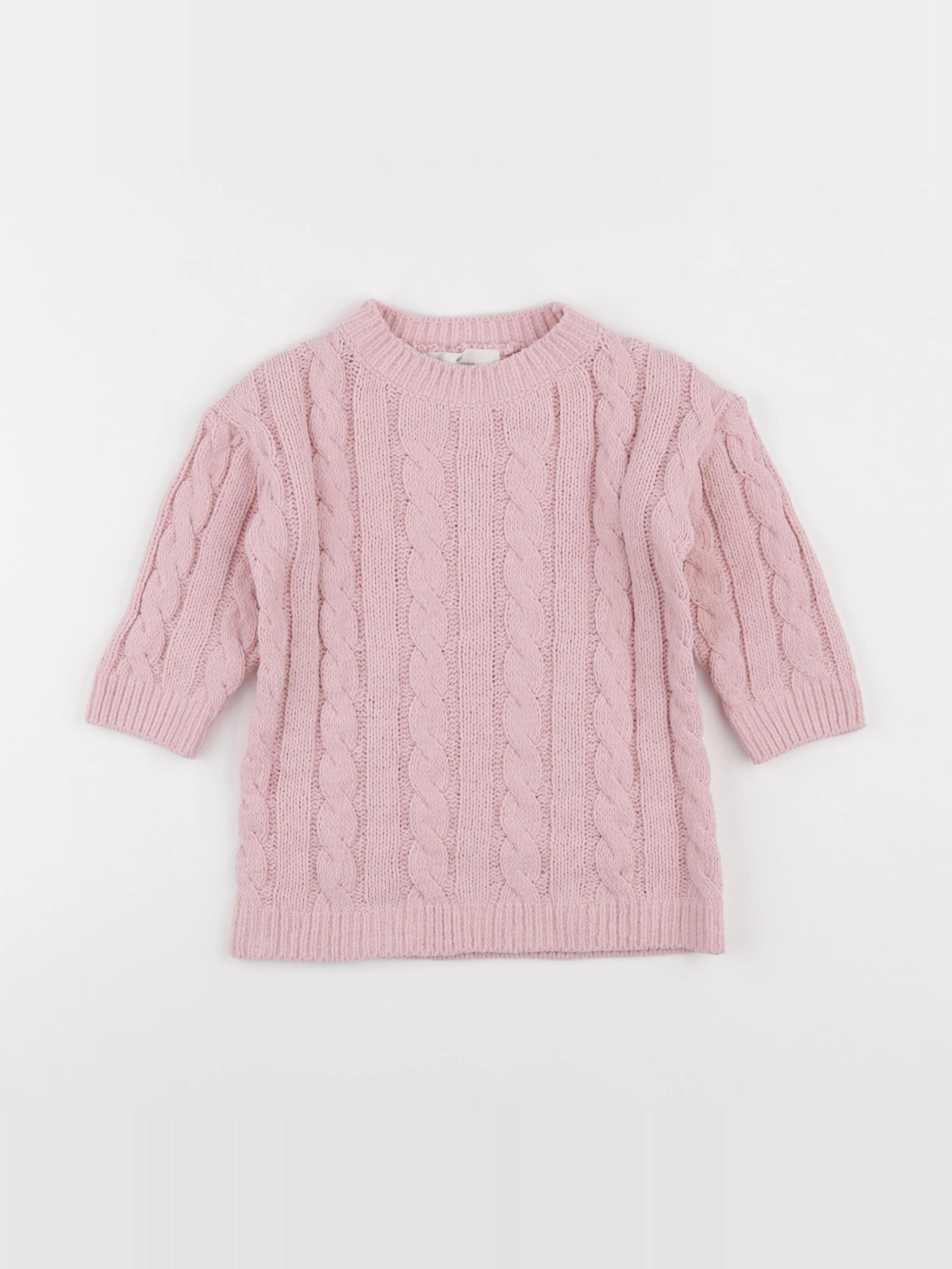 H&M - robe rose - 18/24 mois