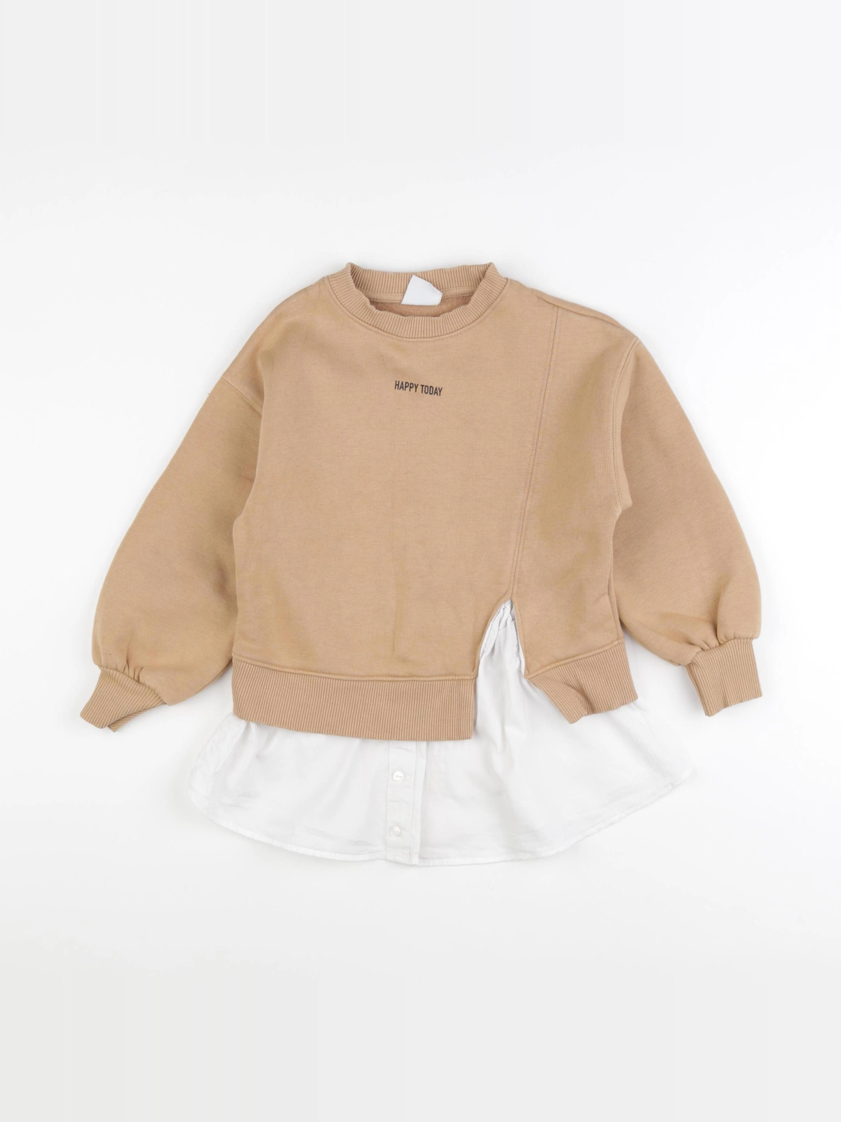Zara - sweat marron - 6 ans