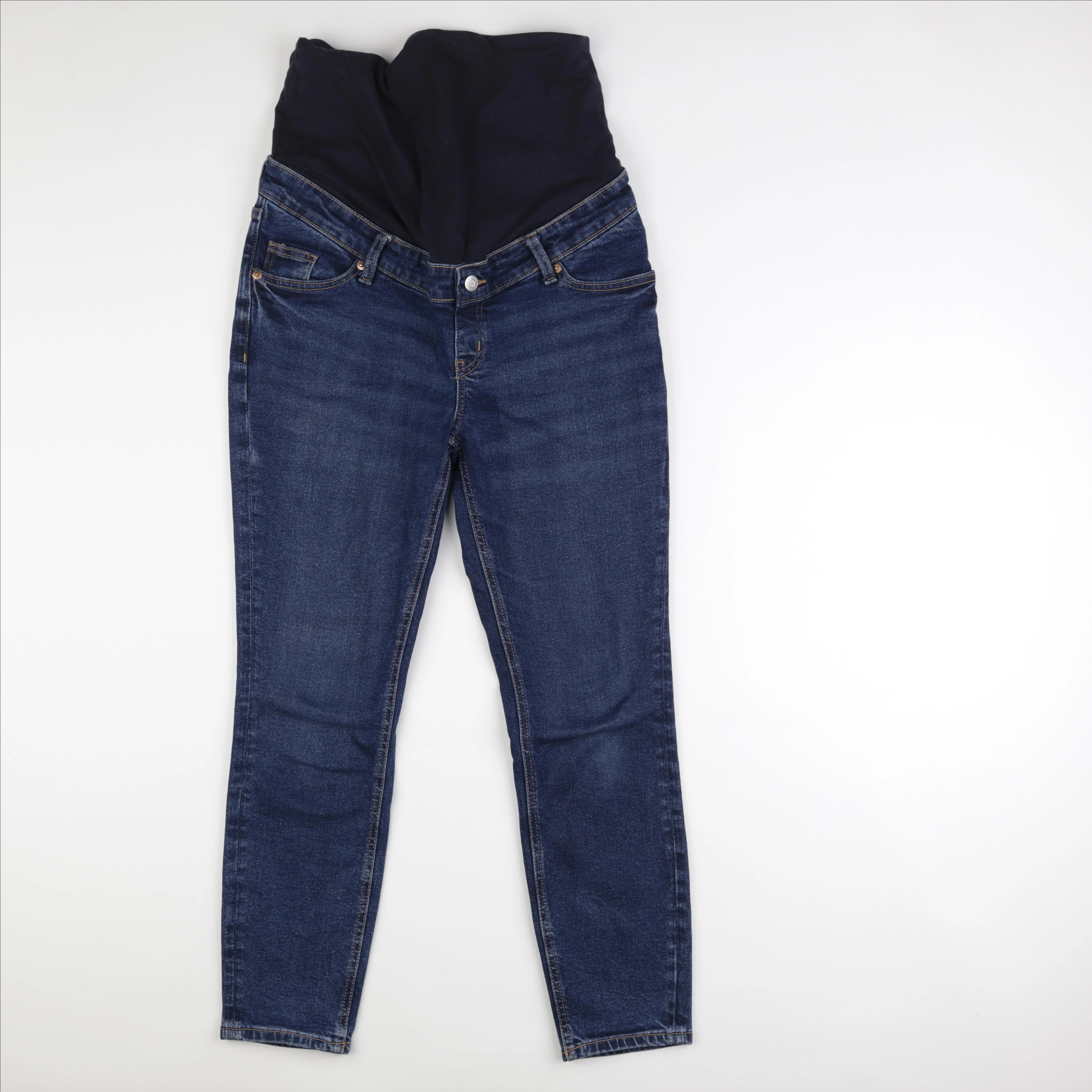 H&M - jean grossesse bleu - s