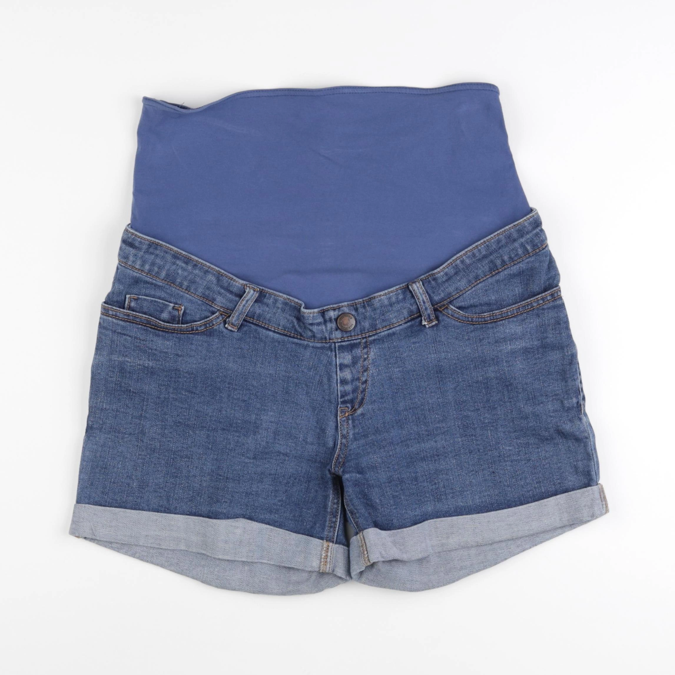 Kiabi - short grossesse bleu - 36