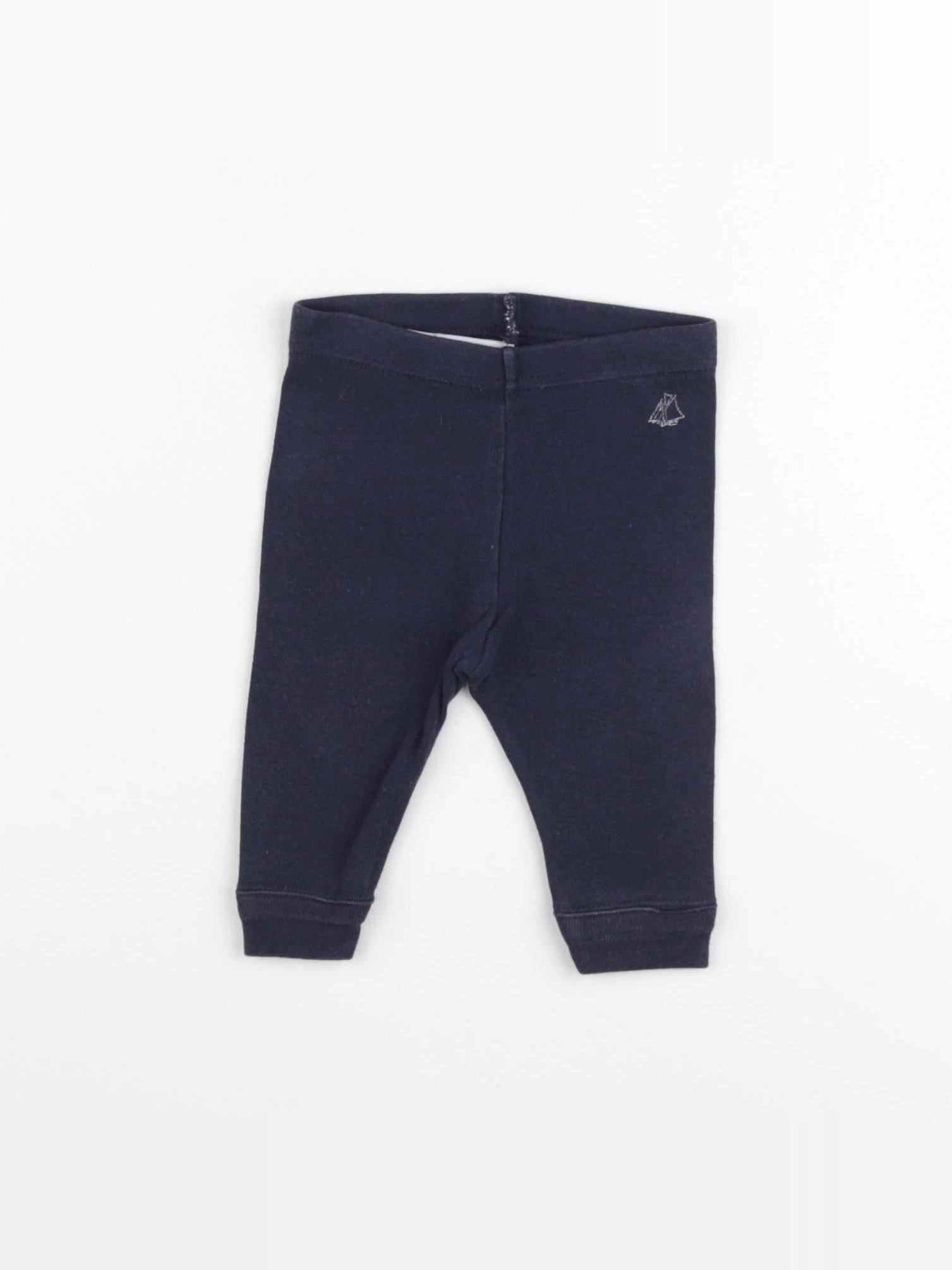 Petit Bateau - legging bleu - 3 mois