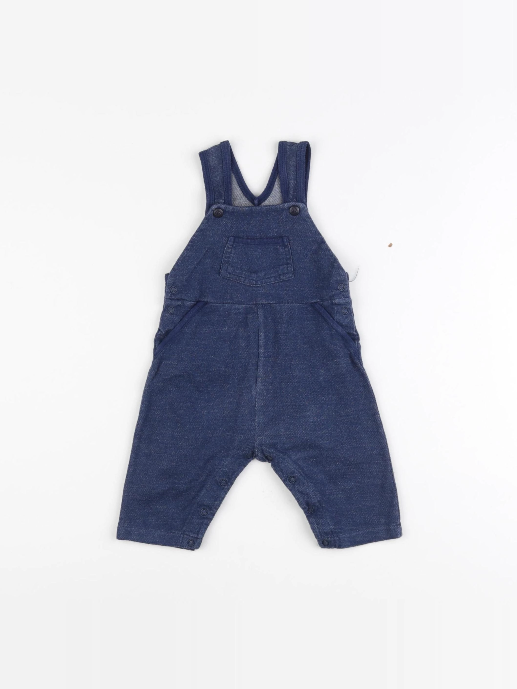 Petit Bateau - salopette bleu - 3 mois