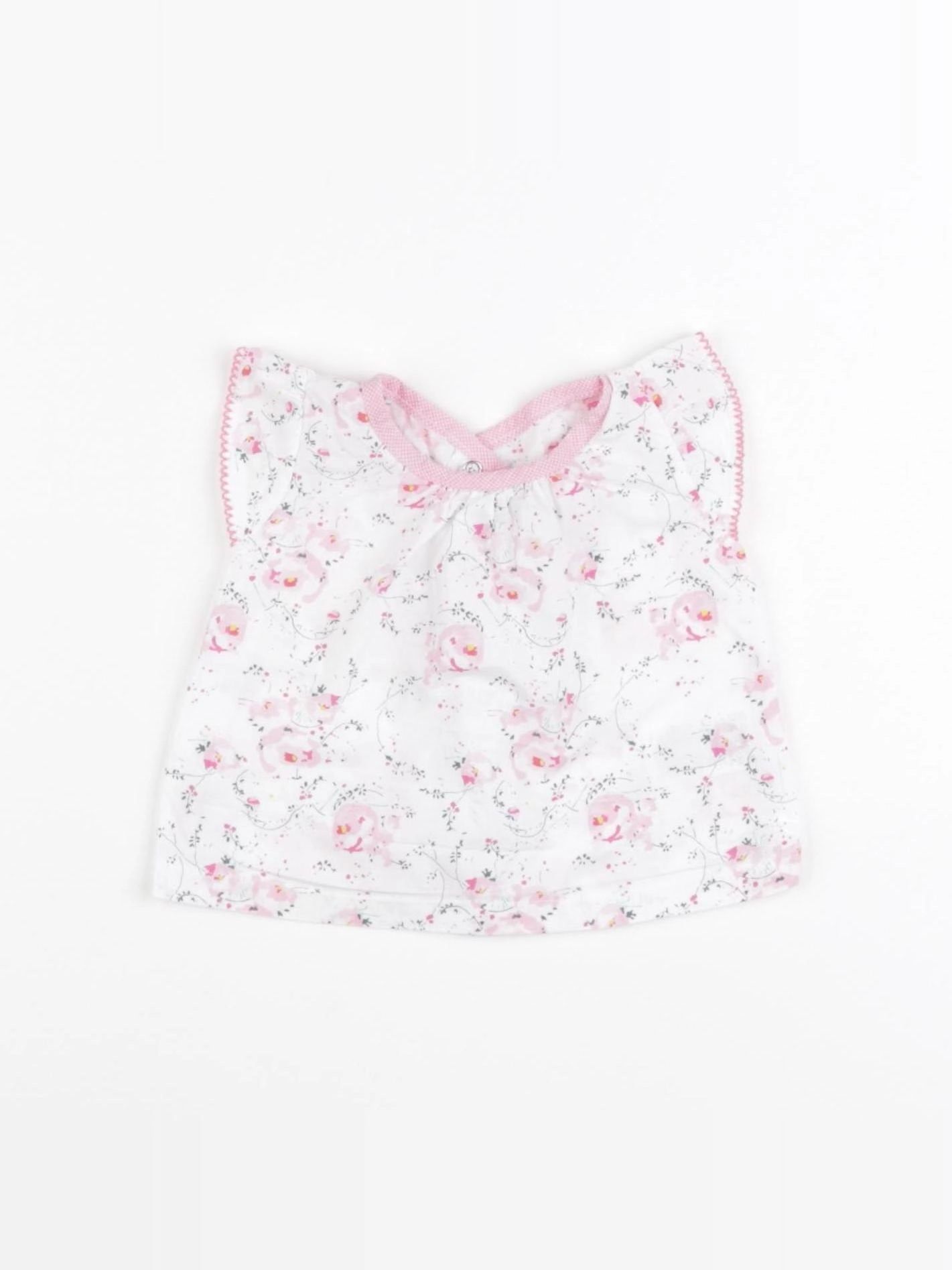 Petit Bateau - blouse blanc - 1 mois