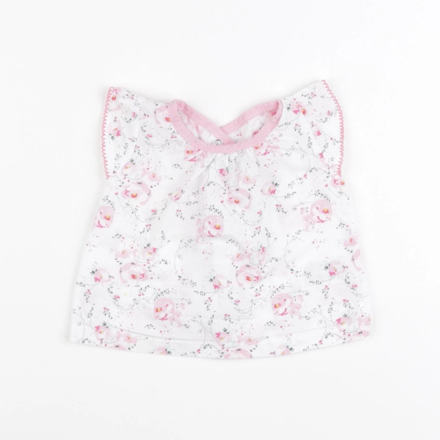 Petit Bateau - blouse blanc - 1 mois