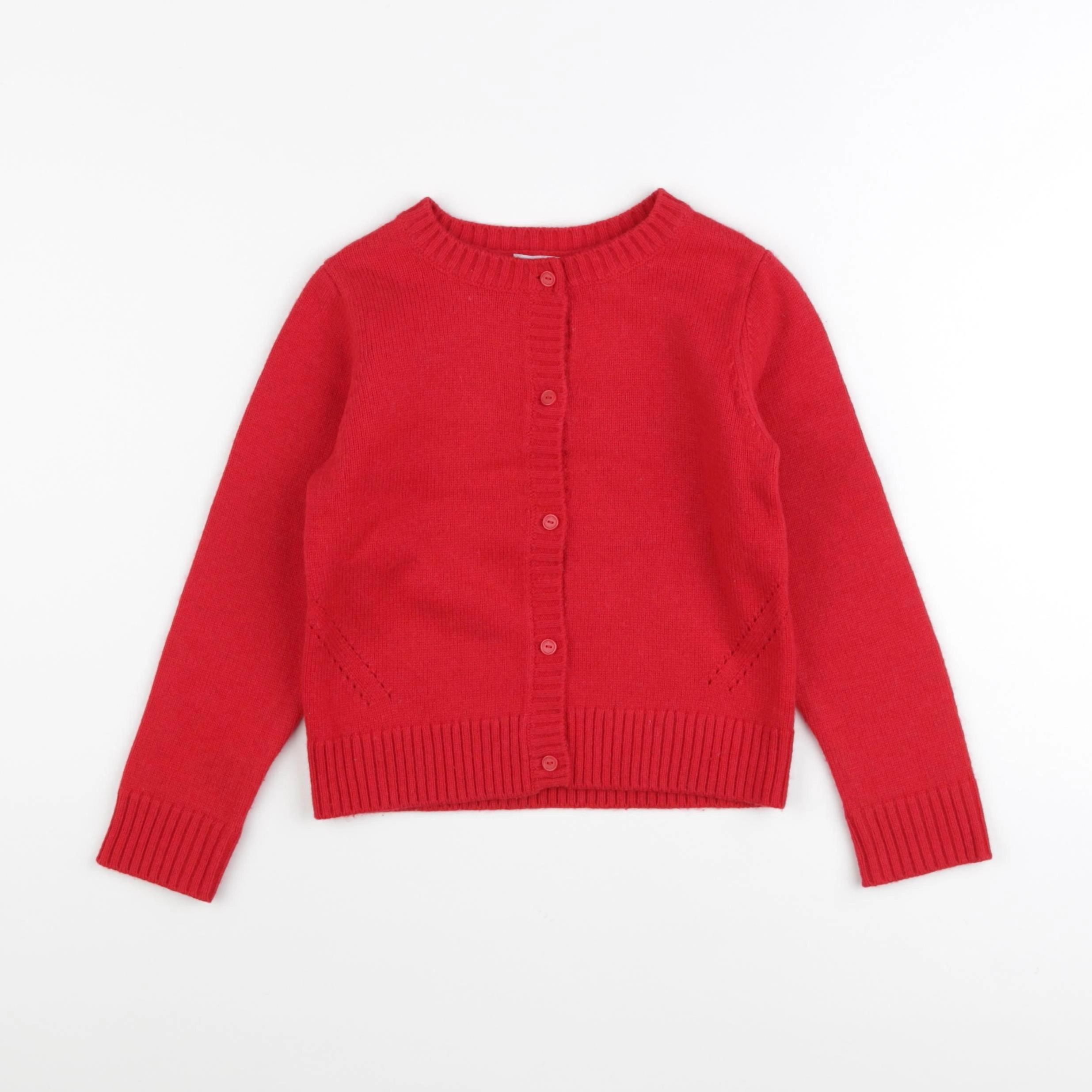 Jacadi - gilet rouge - 6 ans