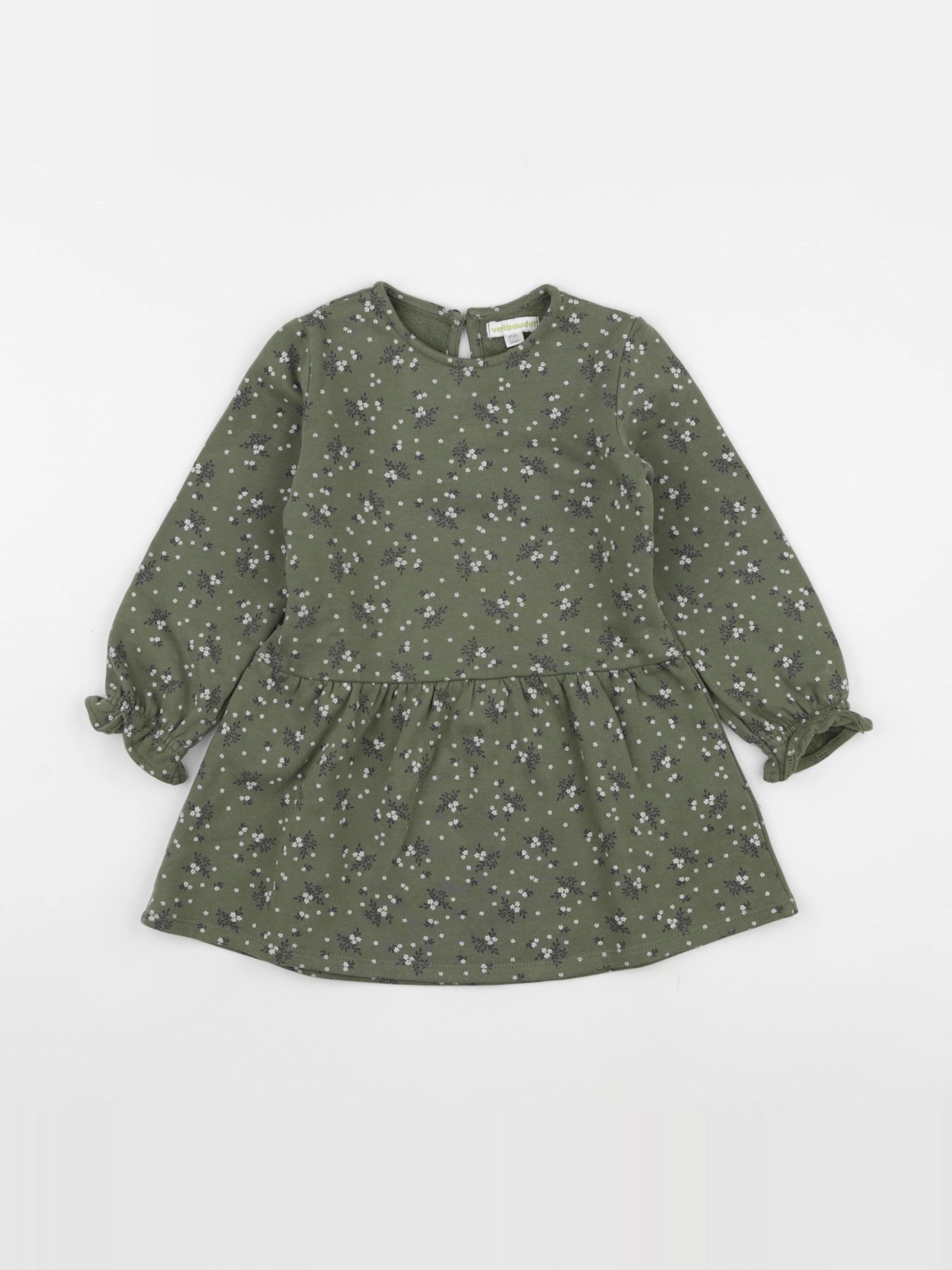 Vertbaudet - robe vert - 3 ans